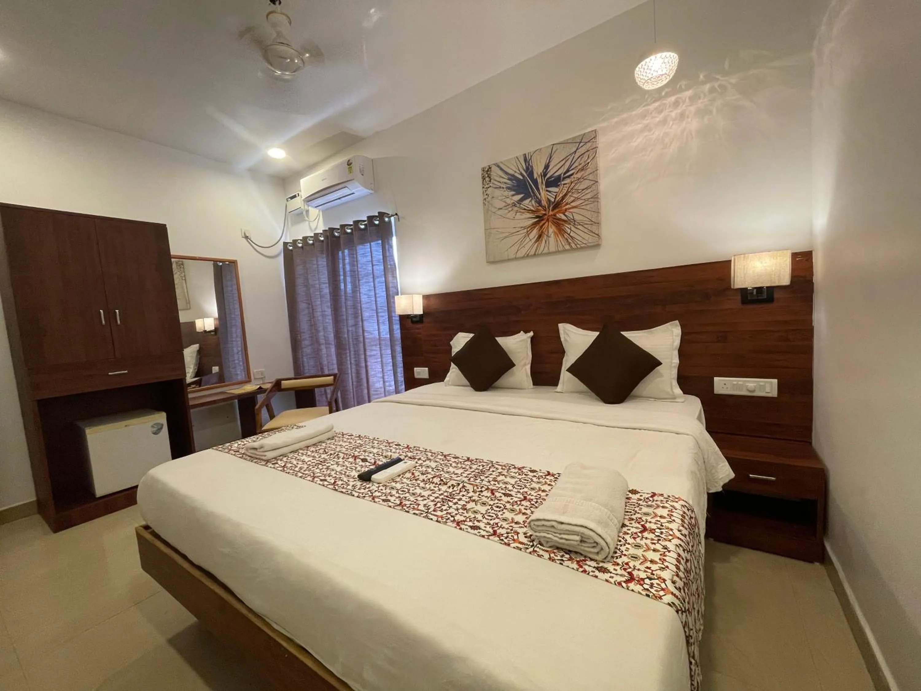 Bed in Yellow Sky By Rj14, Baga Beach