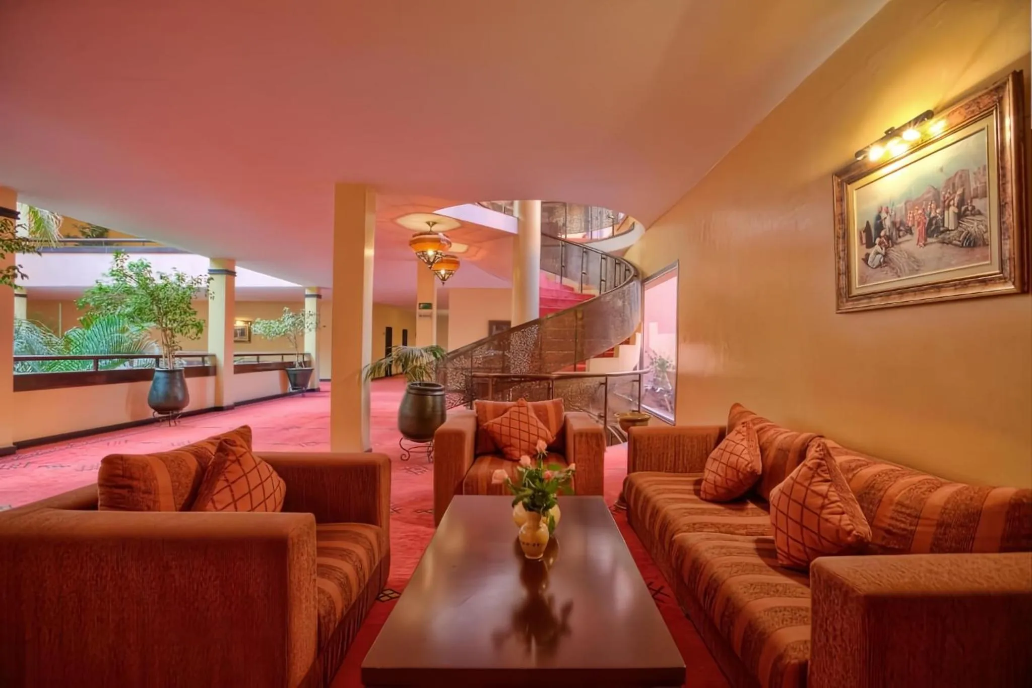 Living room in Hôtel Le Semiramis Marrakech by Bravia Hotels