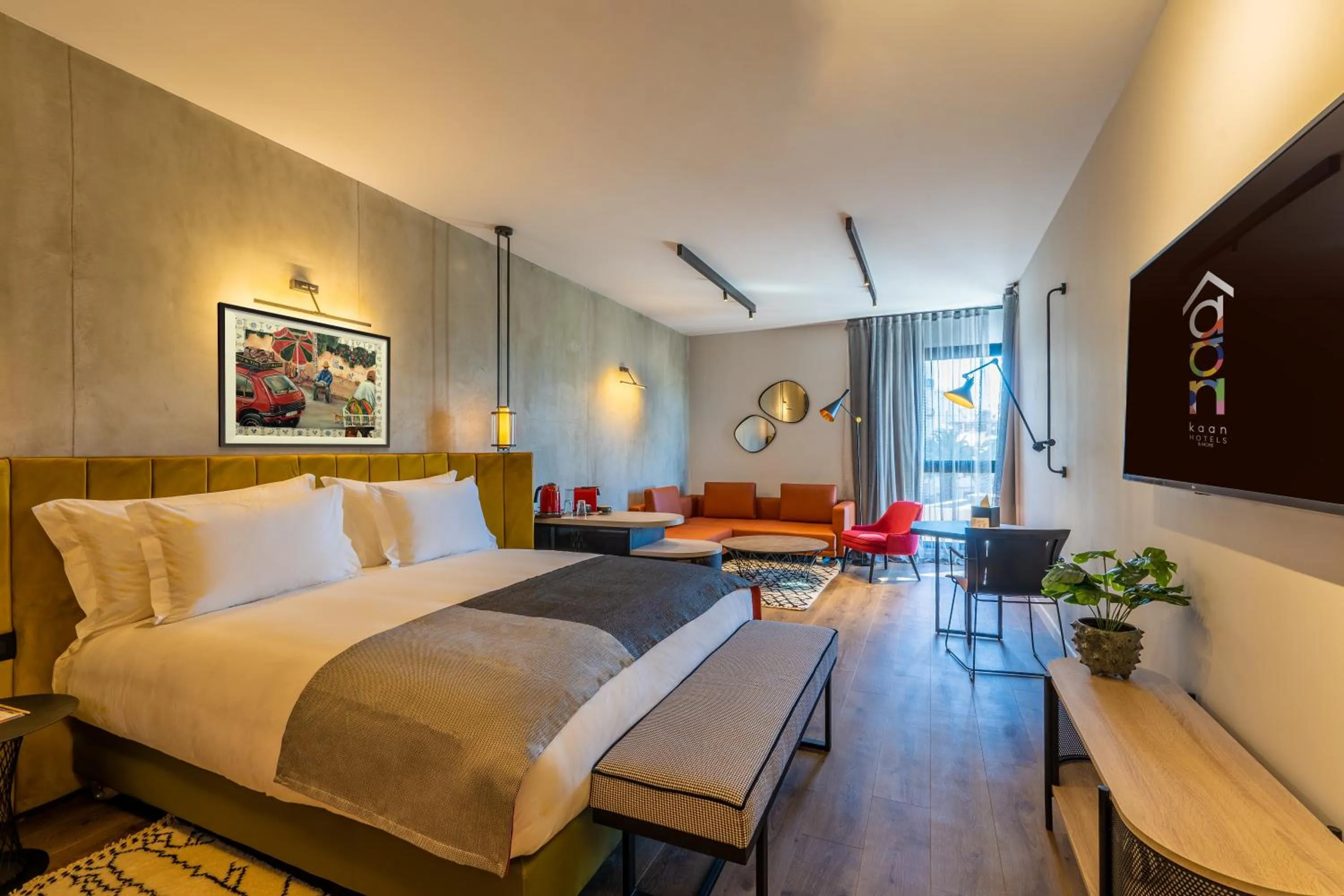 Photo of the whole room, Bed in Kaan Casablanca