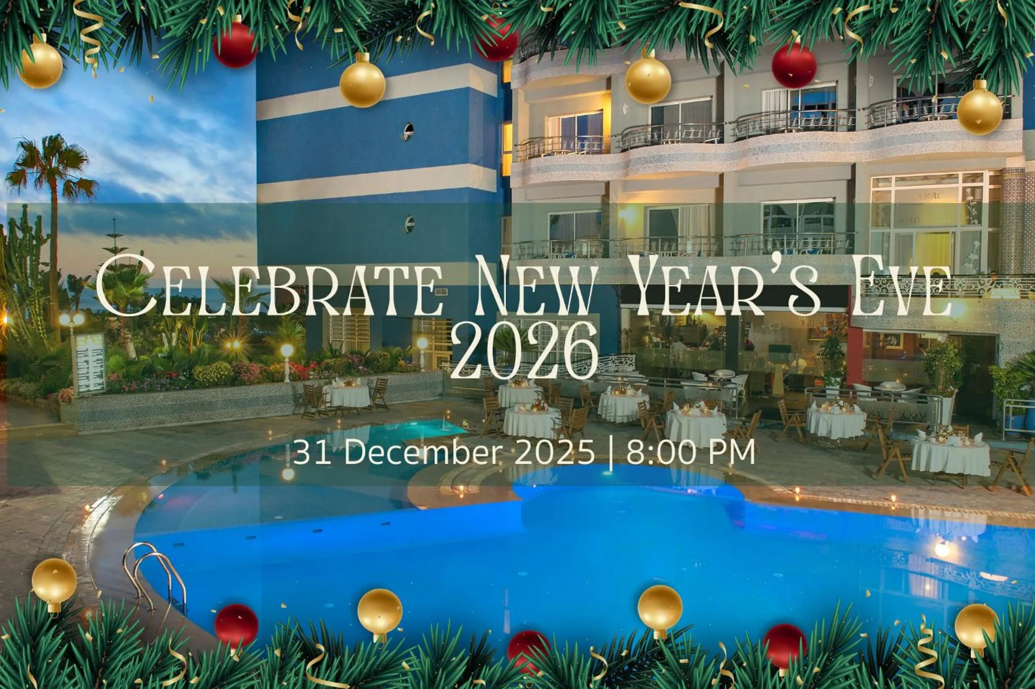 Evening entertainment in Hôtel Club Val d'Anfa Casablanca Ocean view