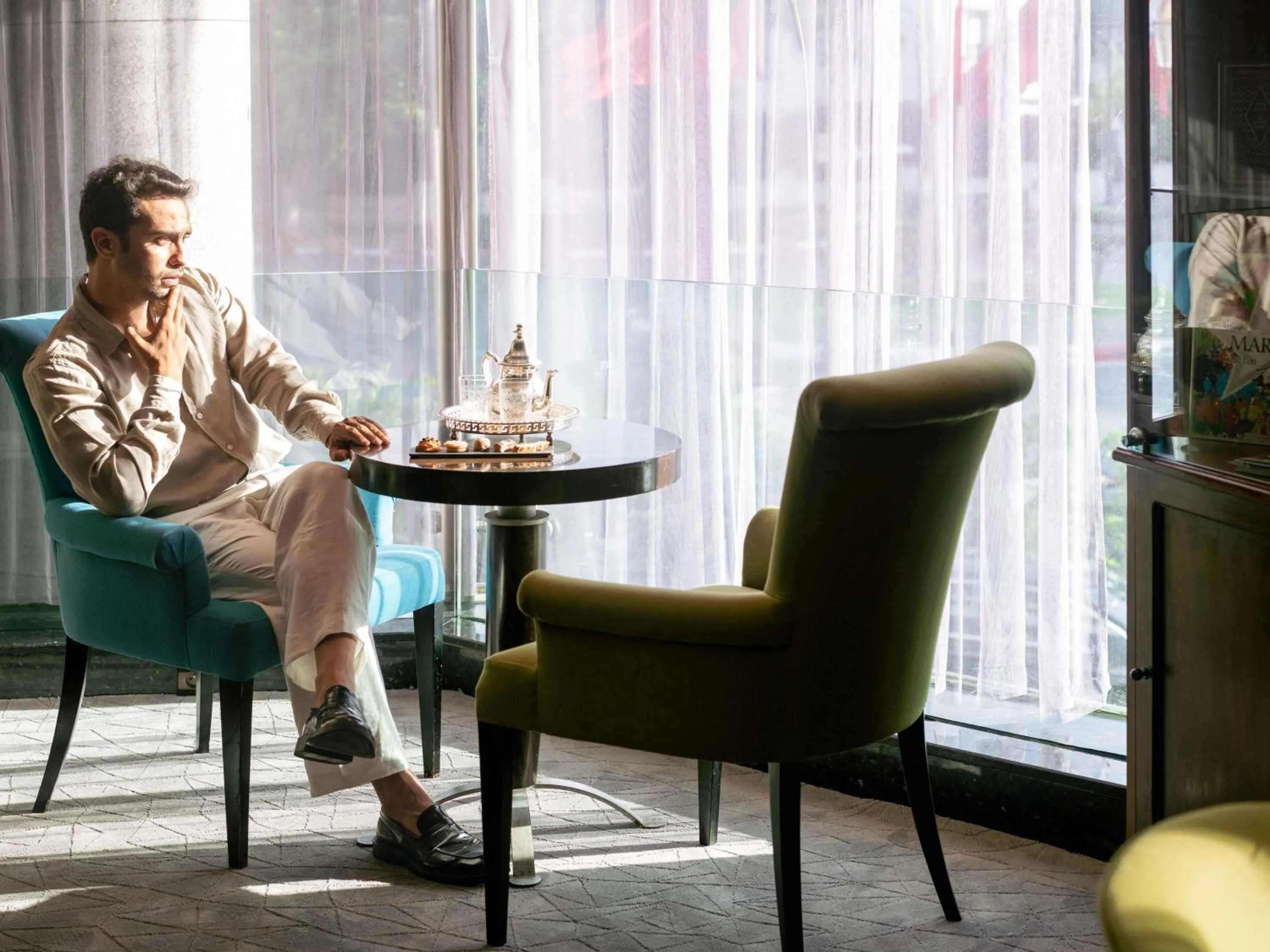 Lounge or bar in Le Diwan Hotel Rabat - MGallery Collection