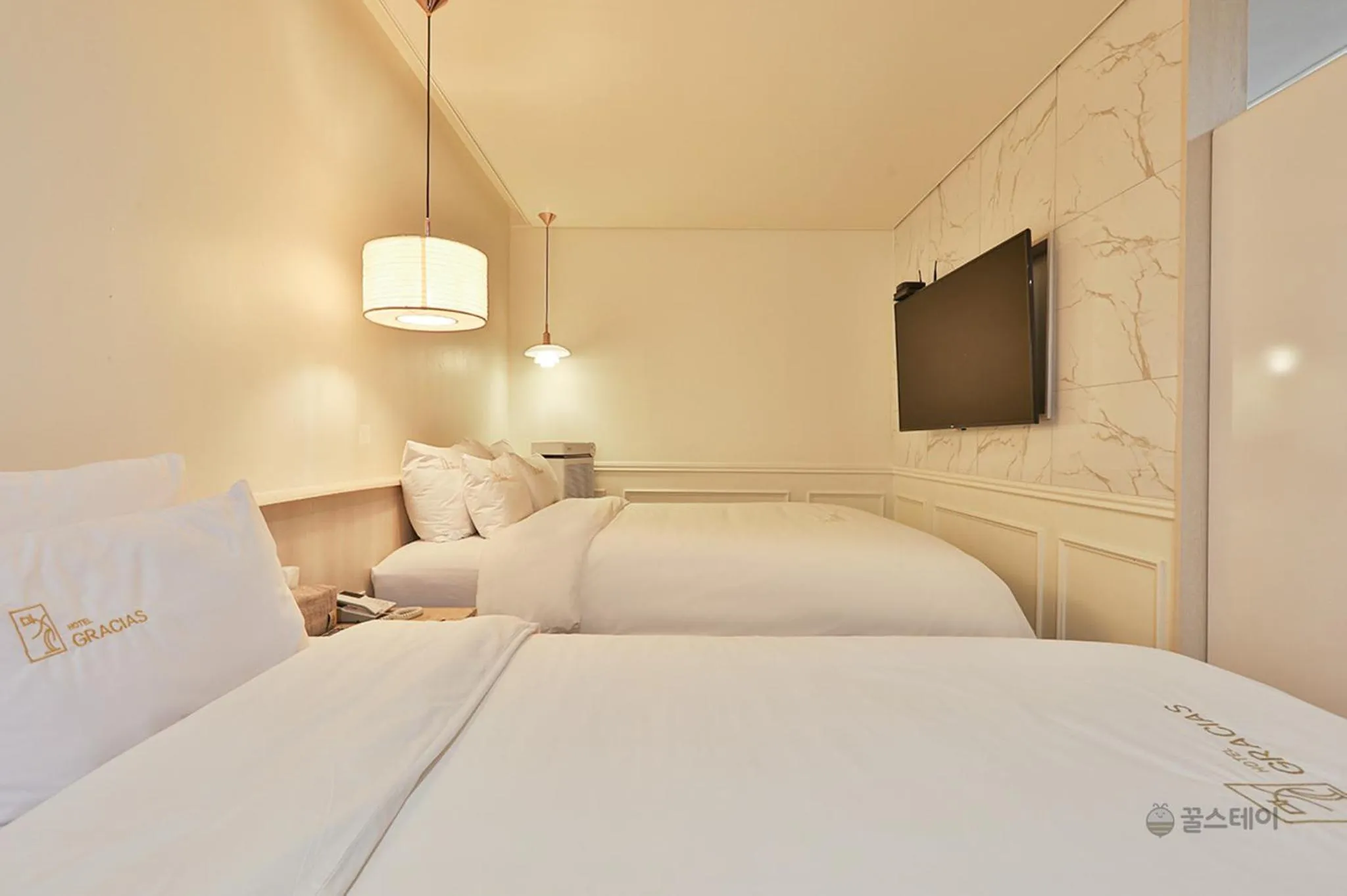 Bed in Gracias Hotel Gimhae