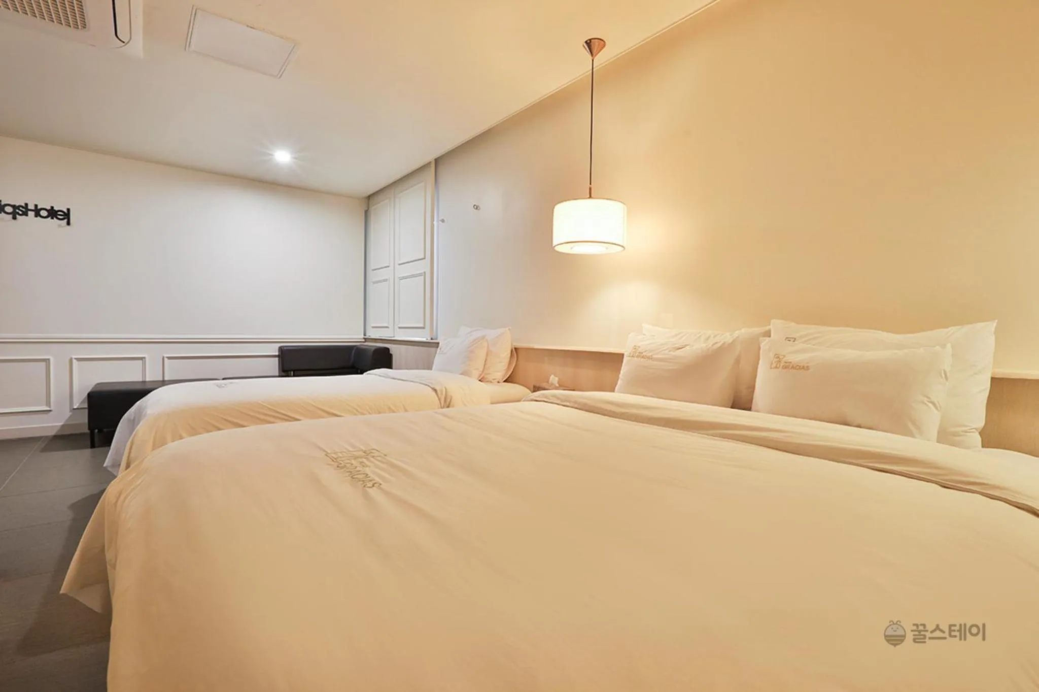 Bed in Gracias Hotel Gimhae