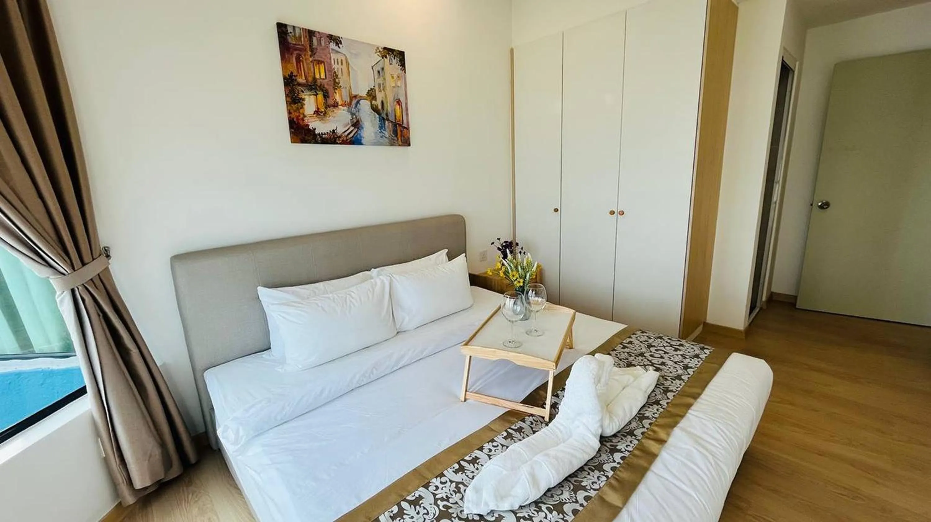 Bed in Mutiara Melaka Beach Paradise by Glex