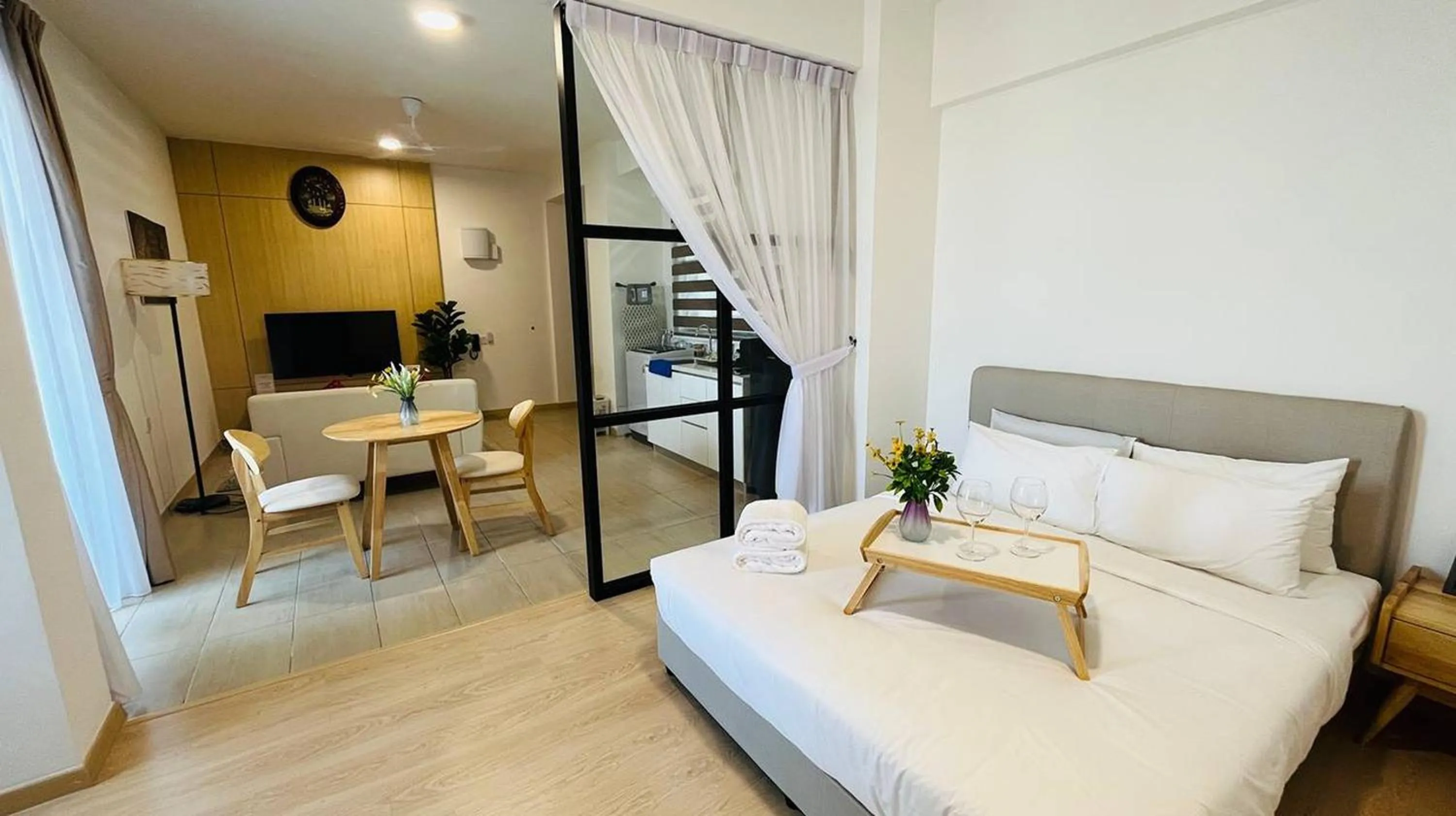 Bed in Mutiara Melaka Beach Paradise by Glex