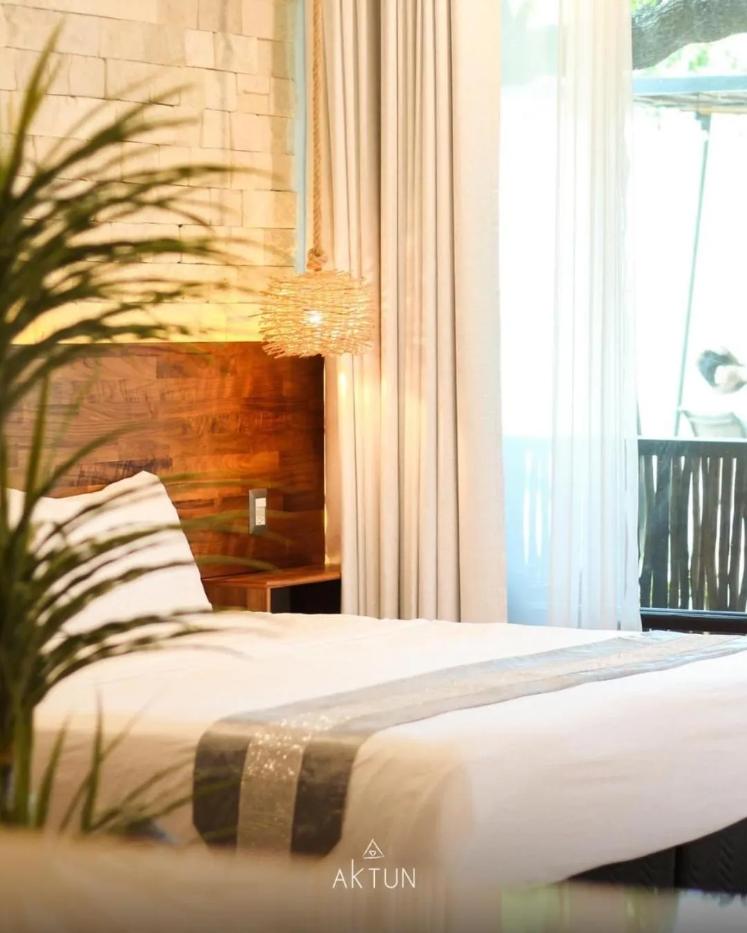 Bed in Aktun Bacalar