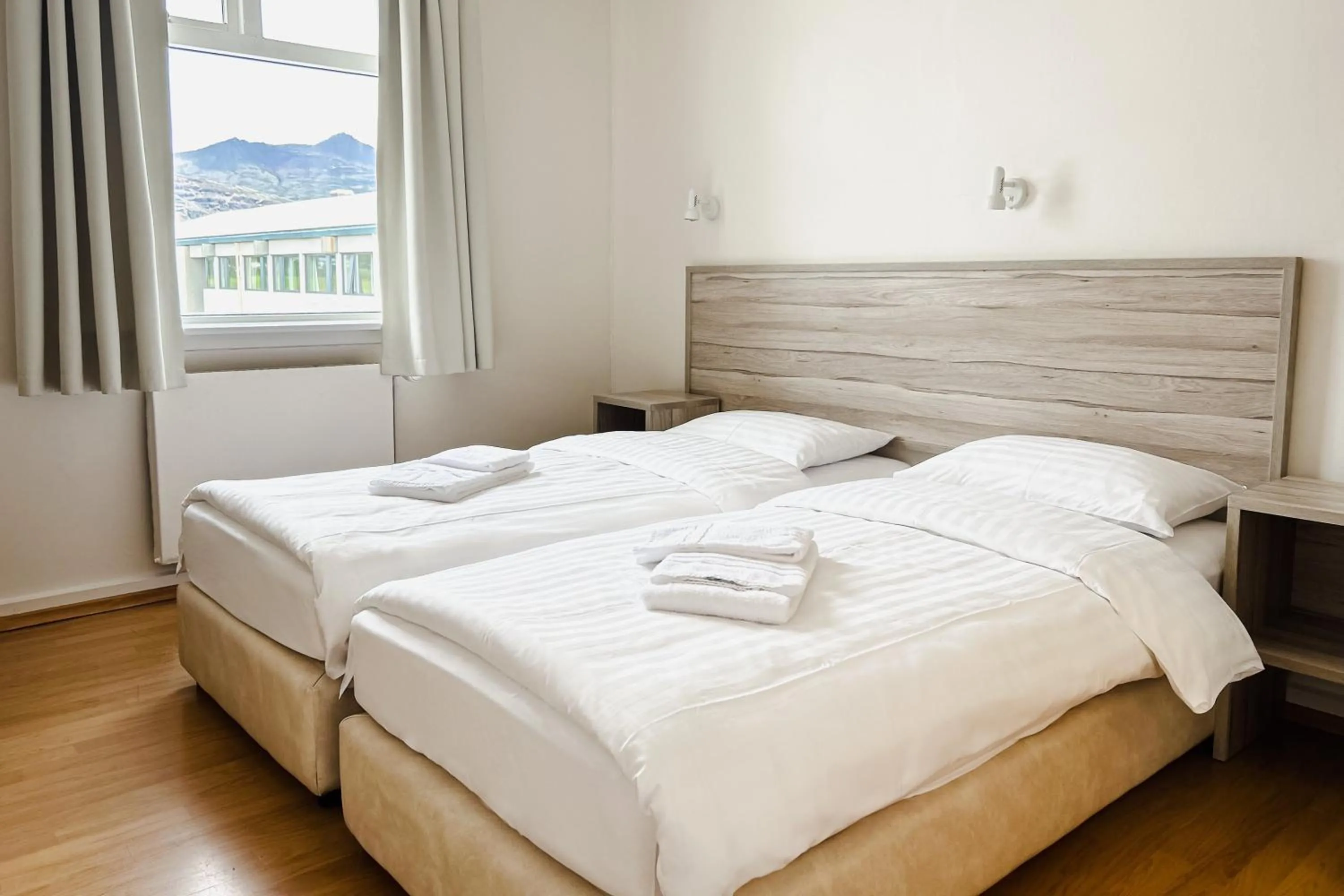 Bedroom, Bed in Hotel Jökull