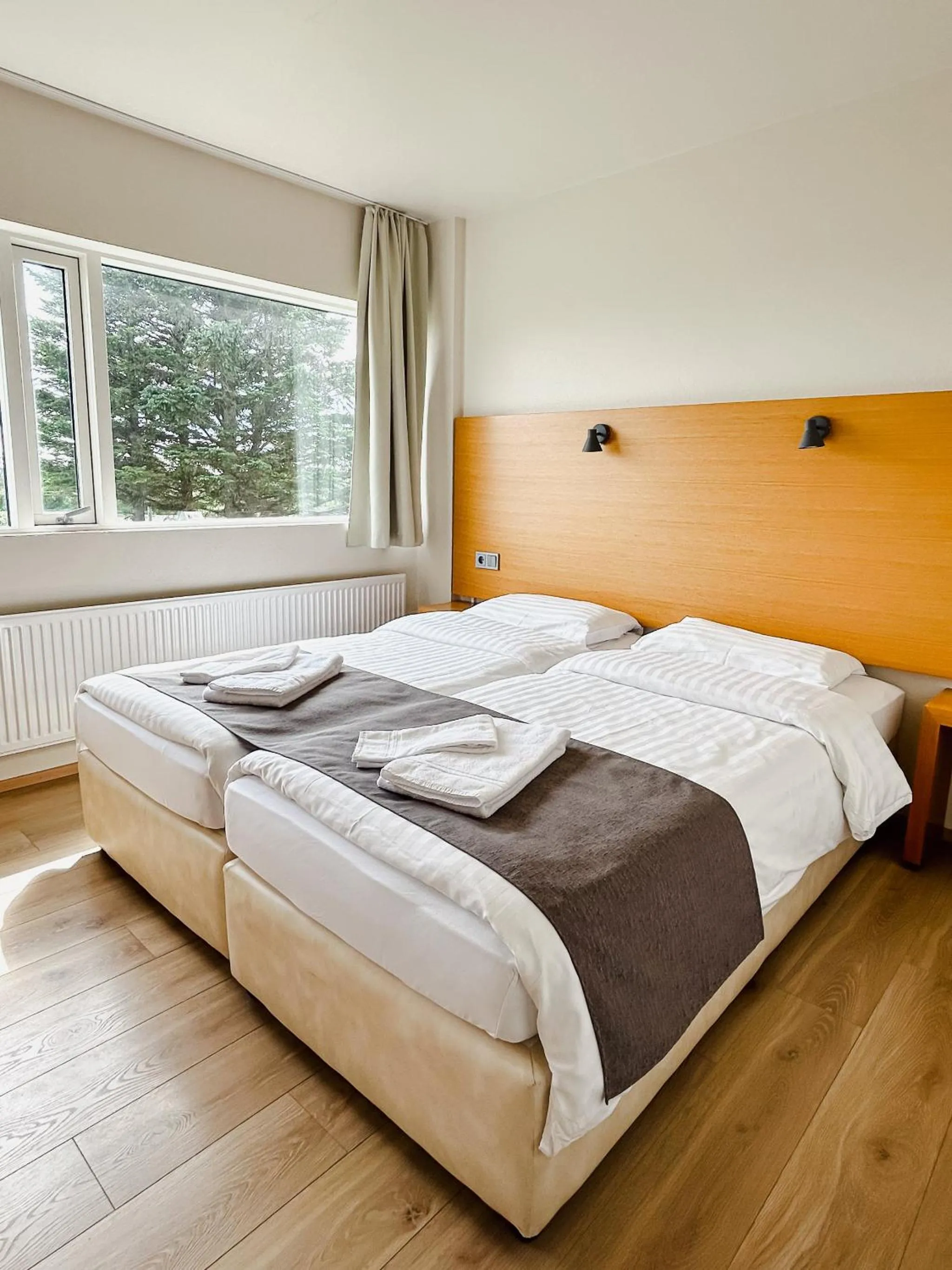 Bedroom, Bed in Hotel Jökull