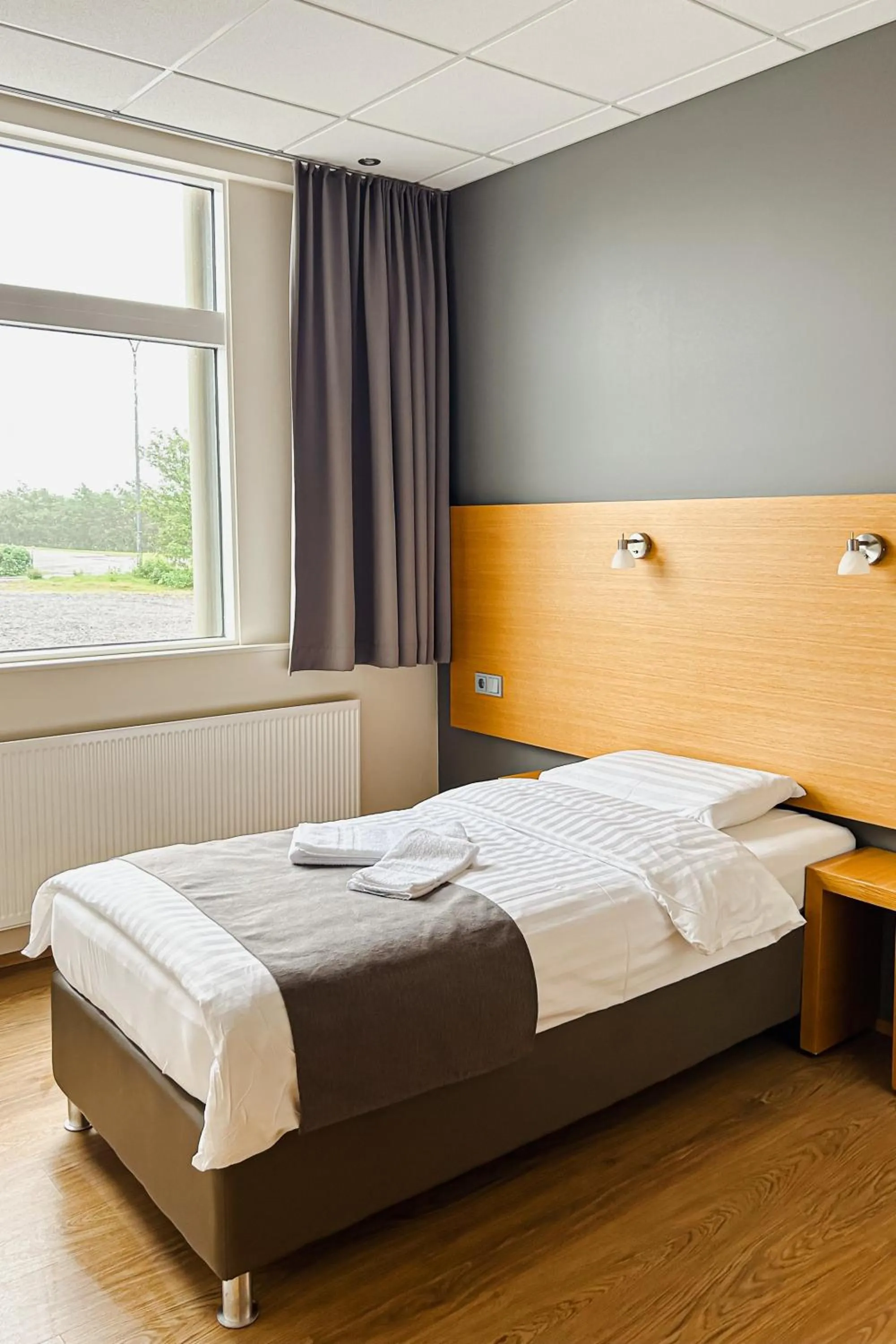 Bedroom, Bed in Hotel Jökull