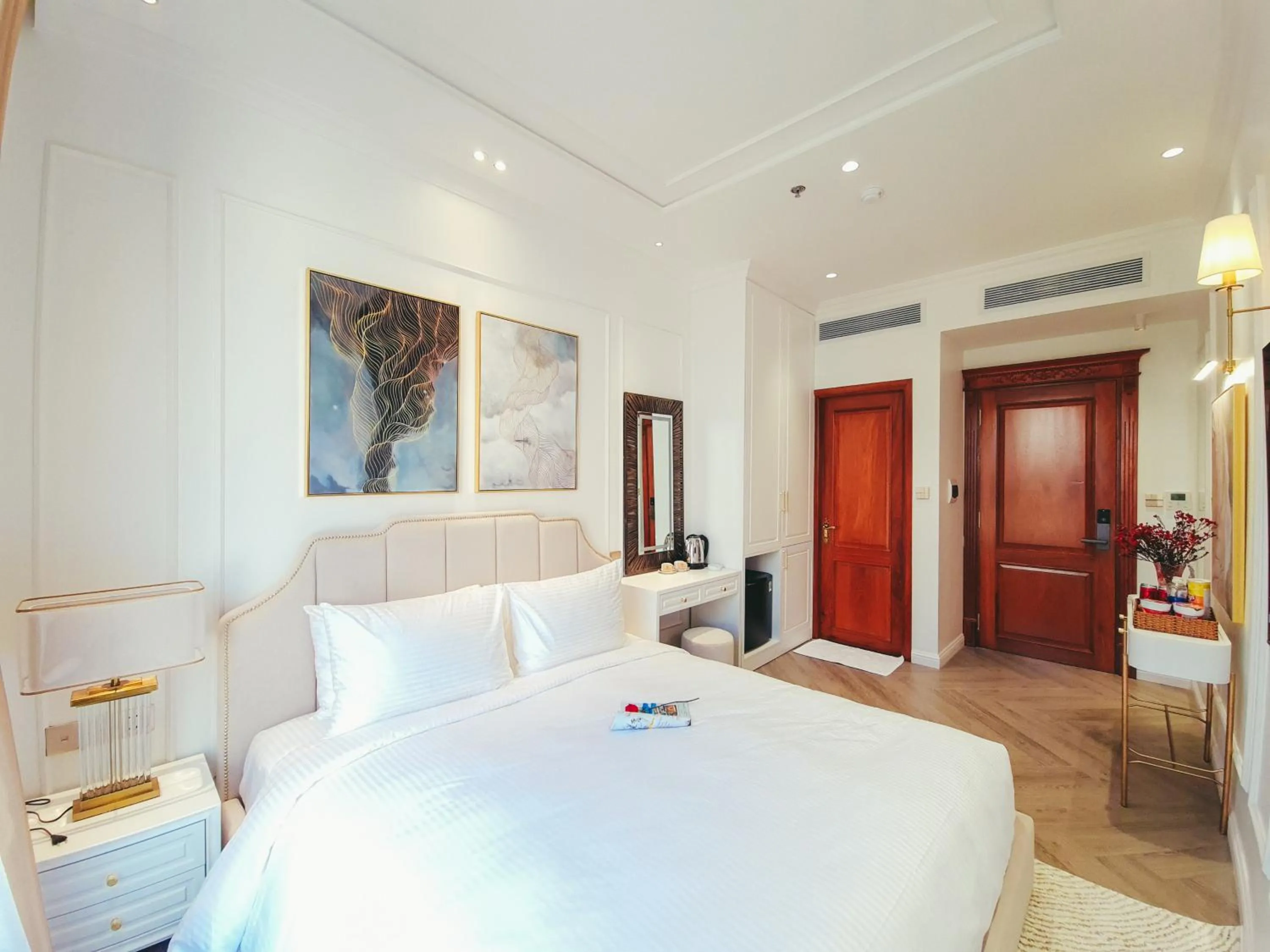 Bed in Phúc Thắng Hotel