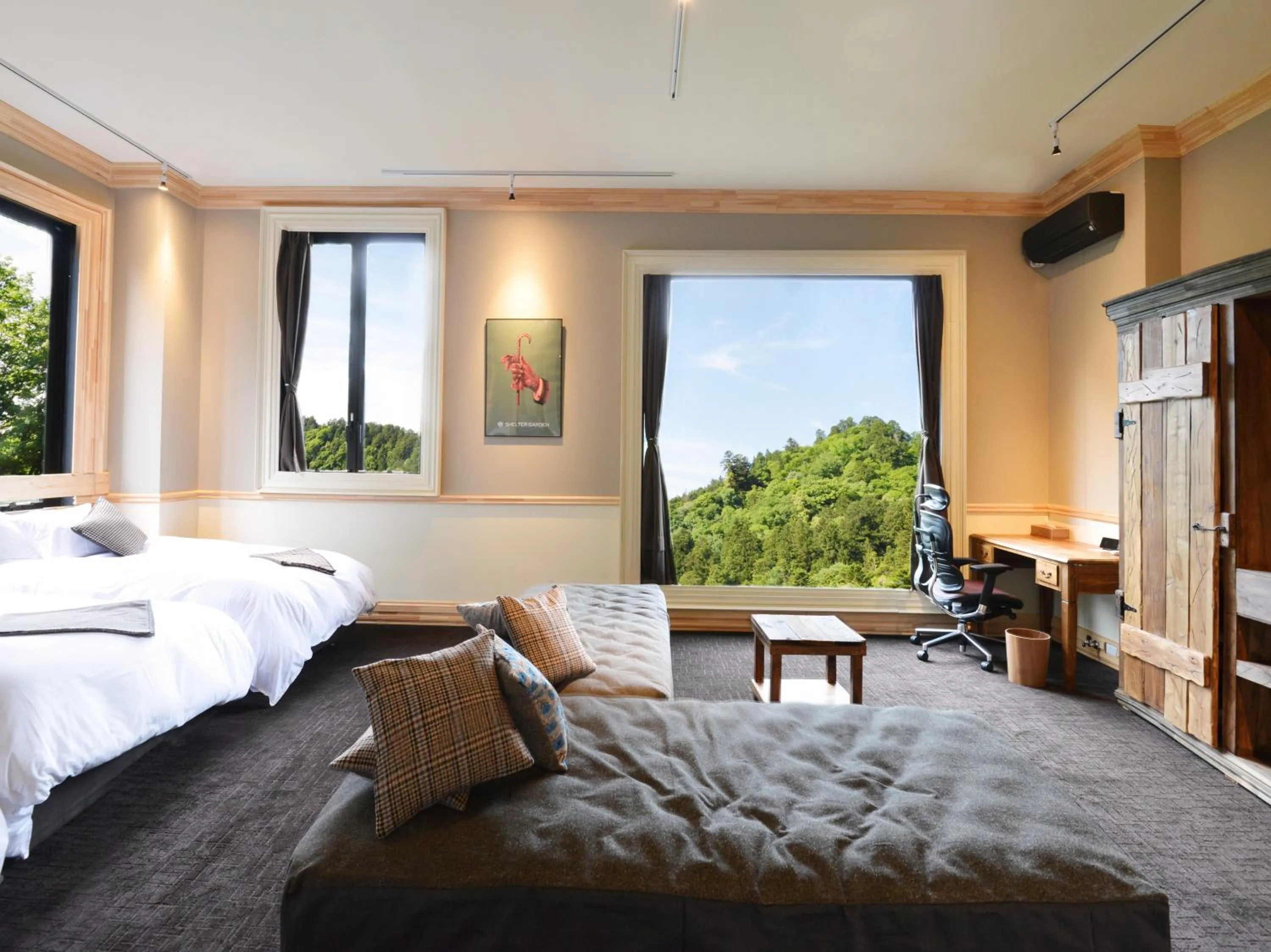 Bed in Shelter Garden Nikko