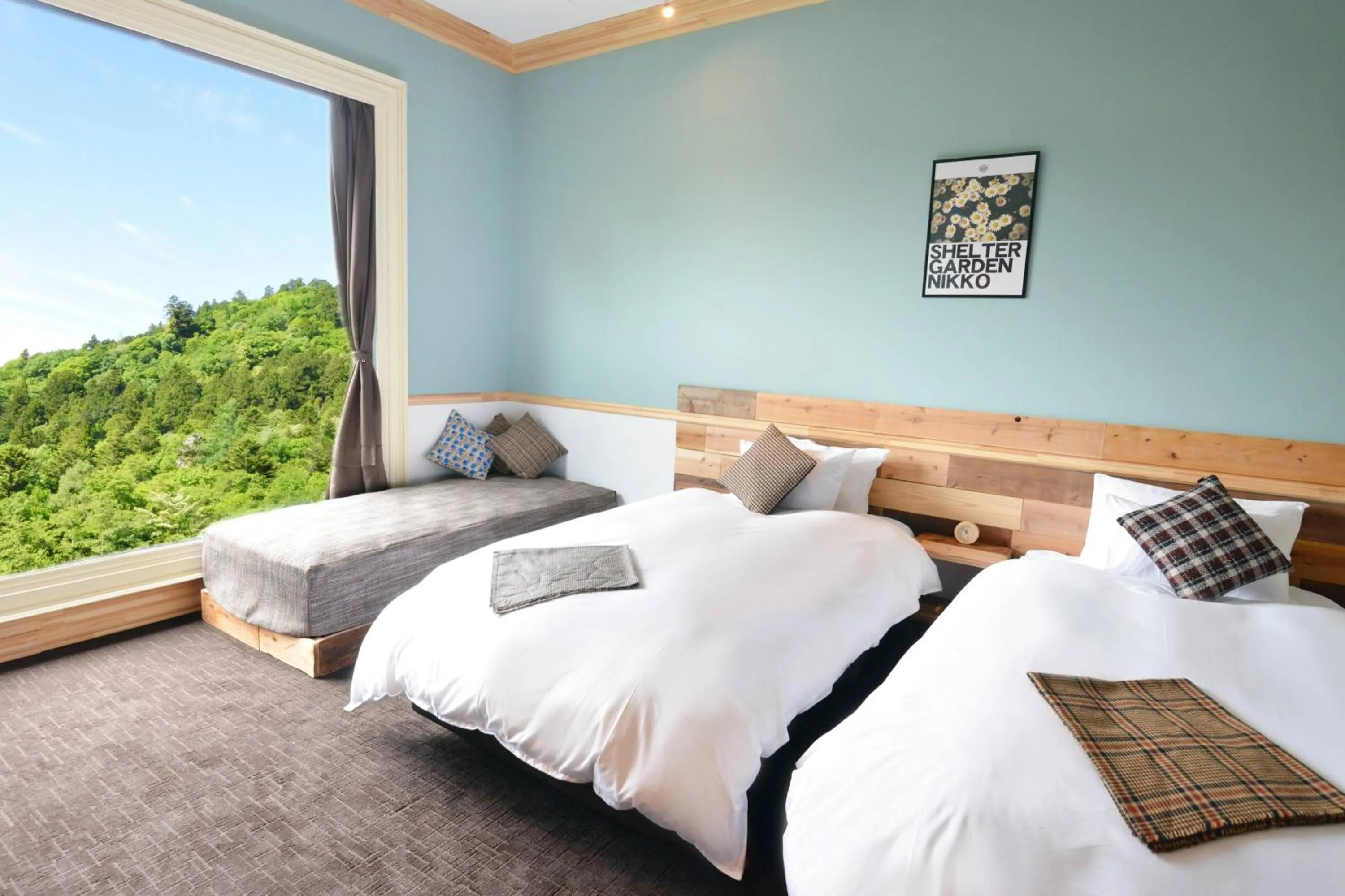 Bed in Shelter Garden Nikko