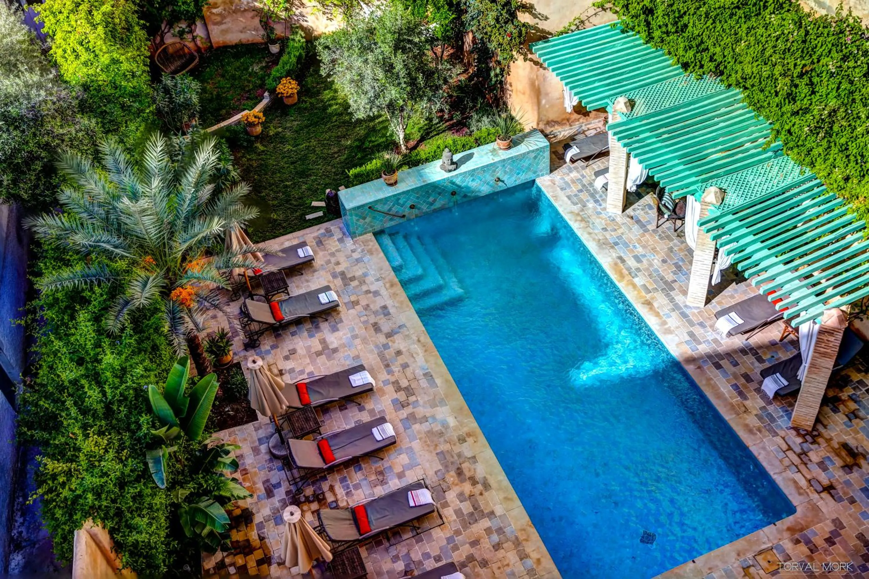 Garden in Riad Laaroussa