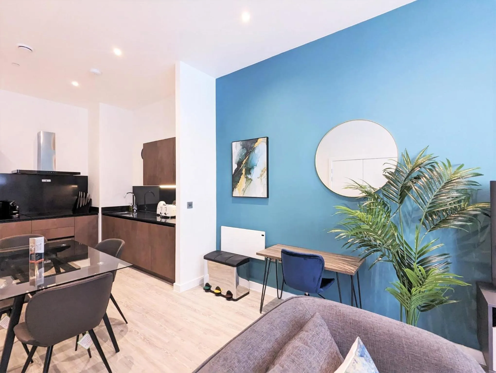 Kitchen or kitchenette in Charles Hope Manchester Townhouses