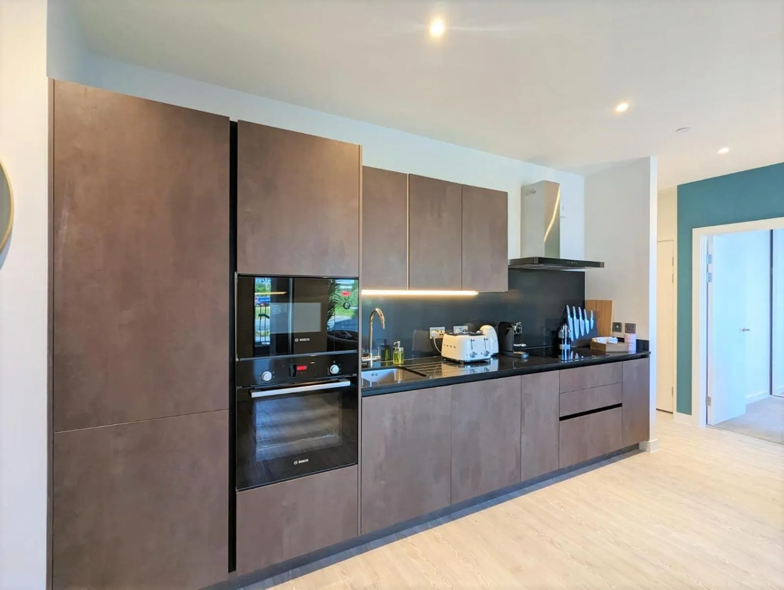Kitchen or kitchenette in Charles Hope Manchester Townhouses