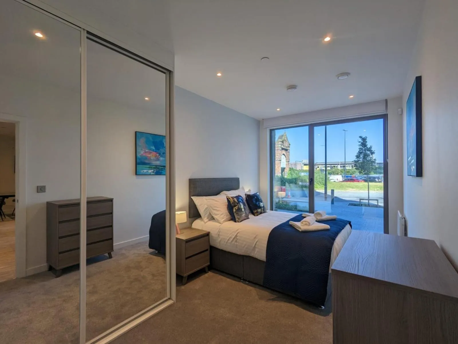 Bedroom in Charles Hope Manchester Townhouses