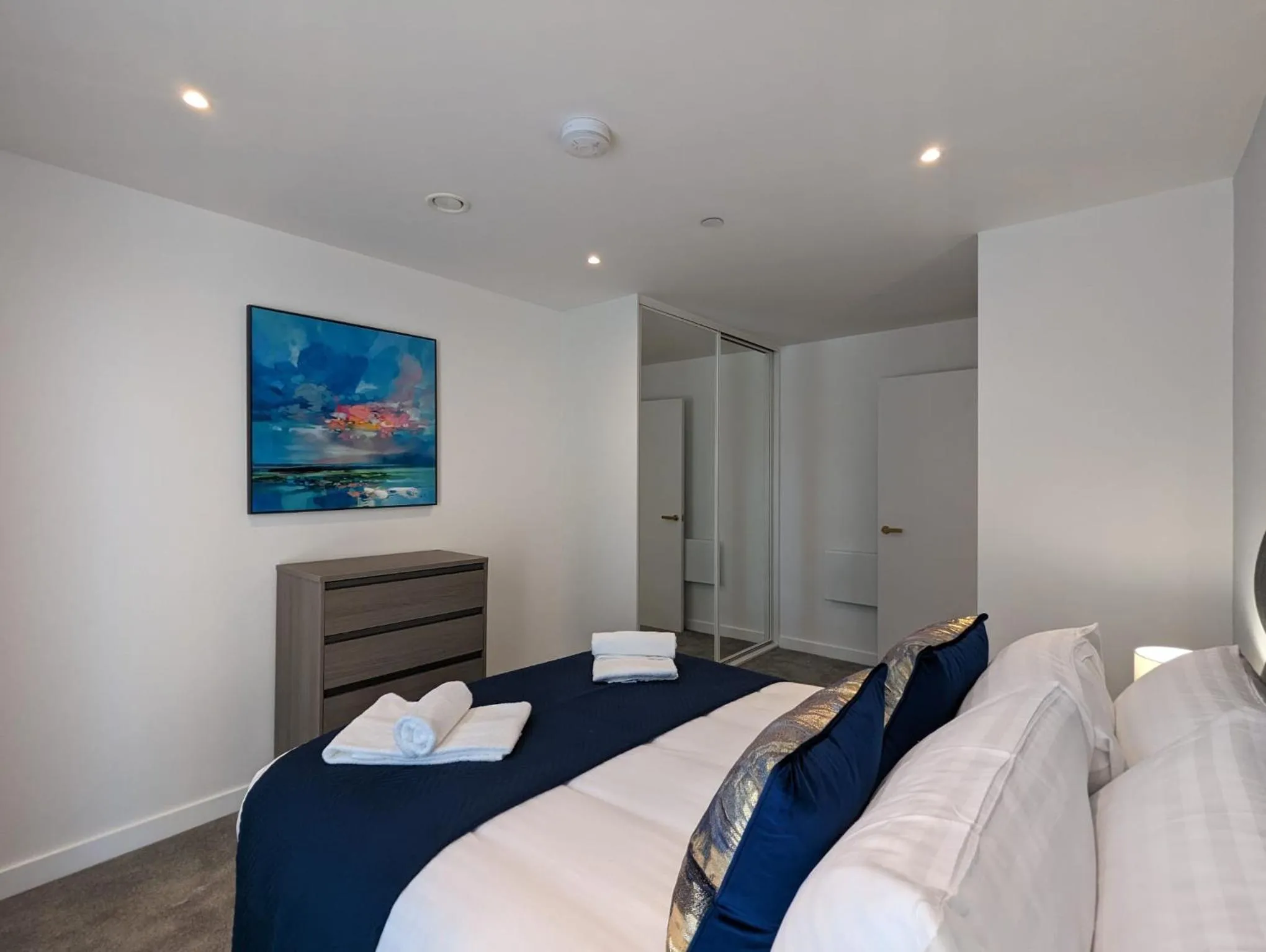 Bedroom in Charles Hope Manchester Townhouses