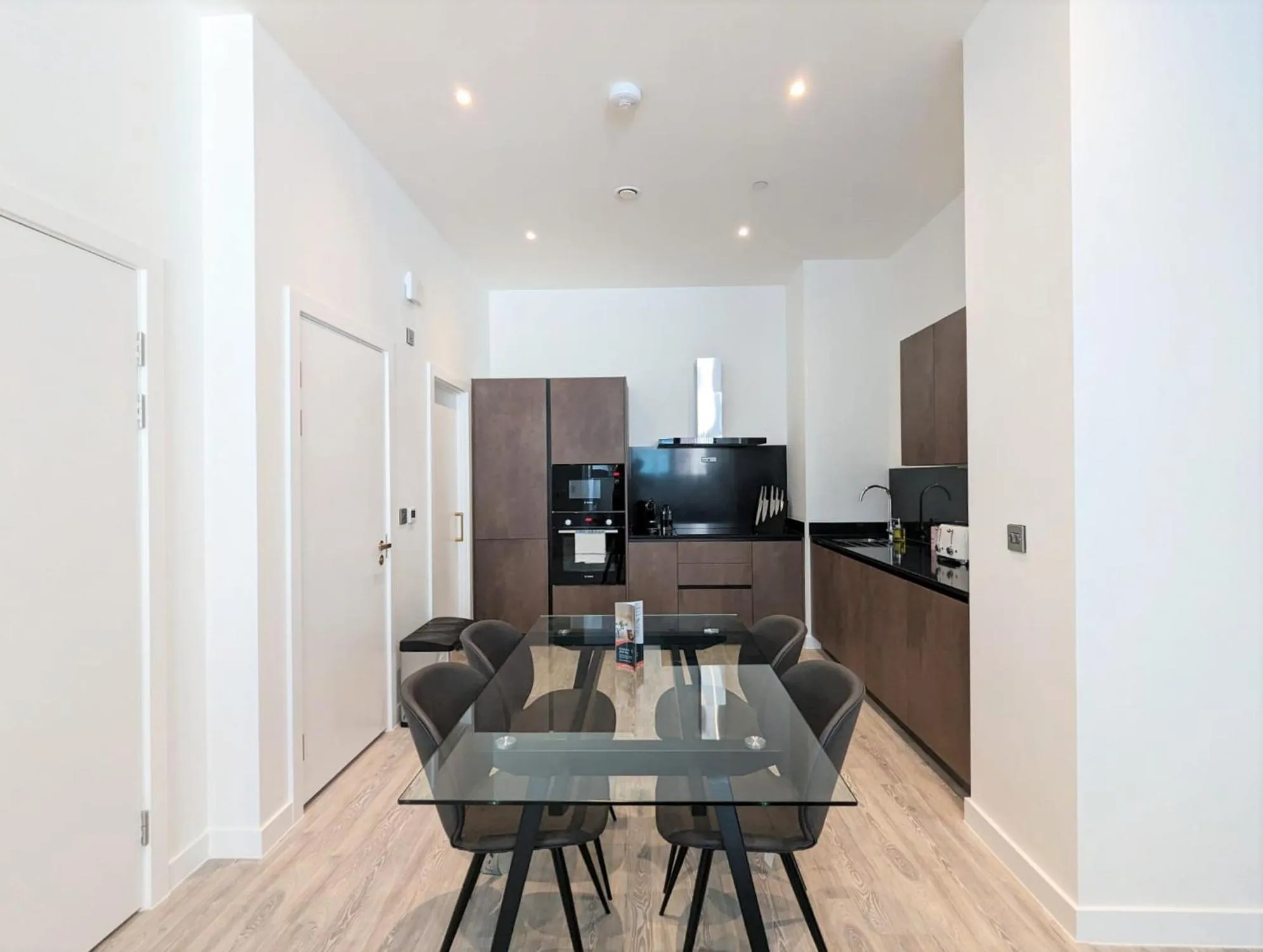Dining area in Charles Hope Manchester Townhouses