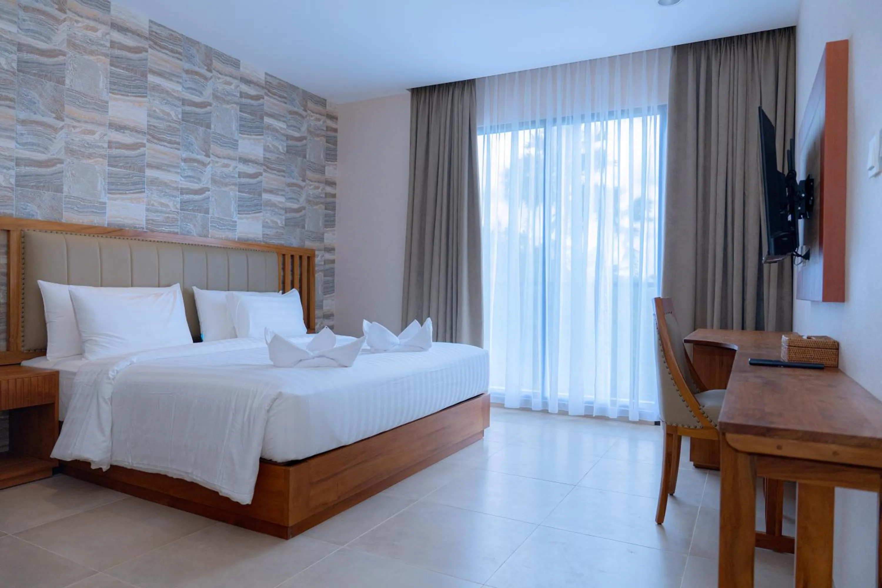 Bedroom, Bed in Flamingo Bajo Waecicu