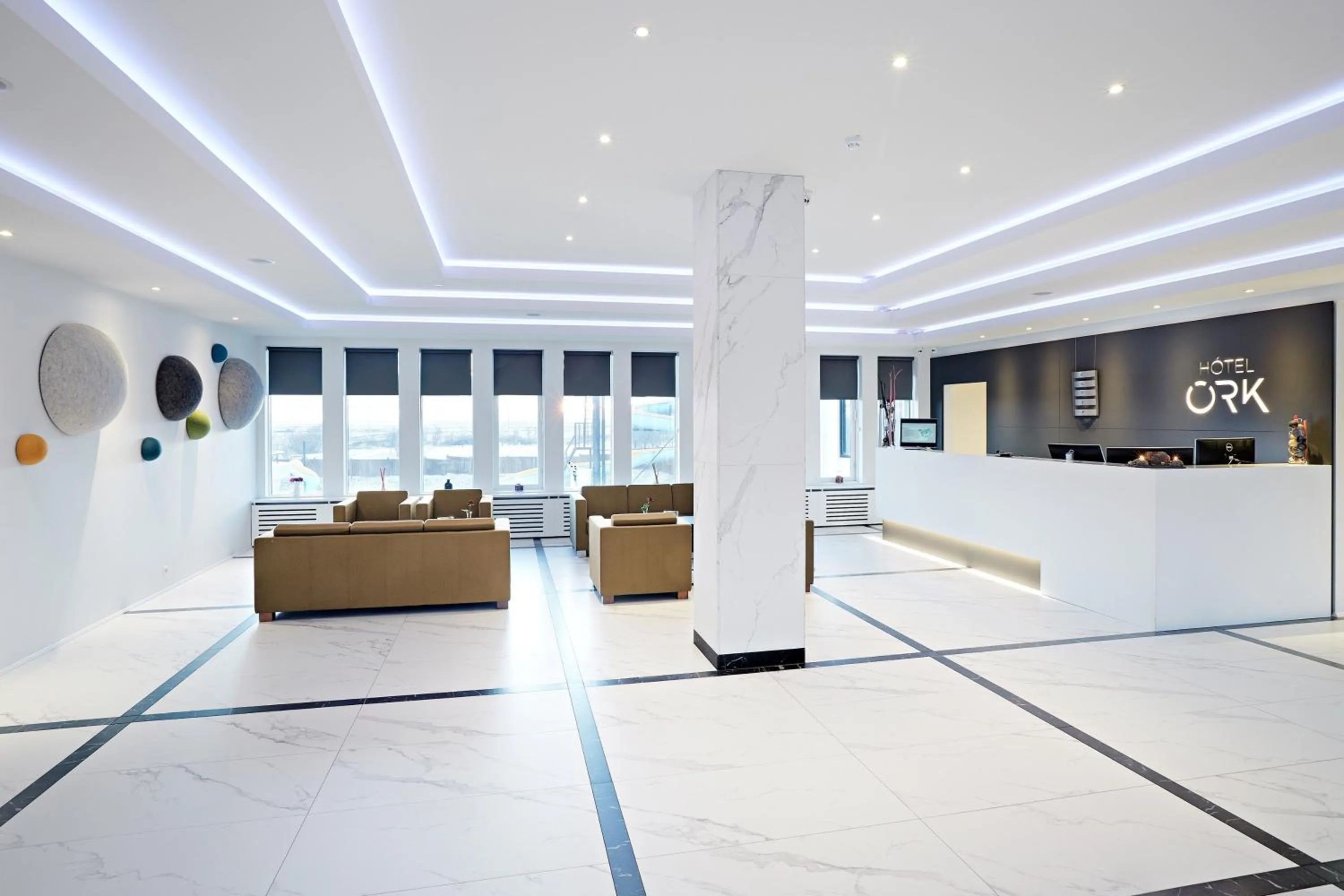 Lobby or reception in Hotel Örk