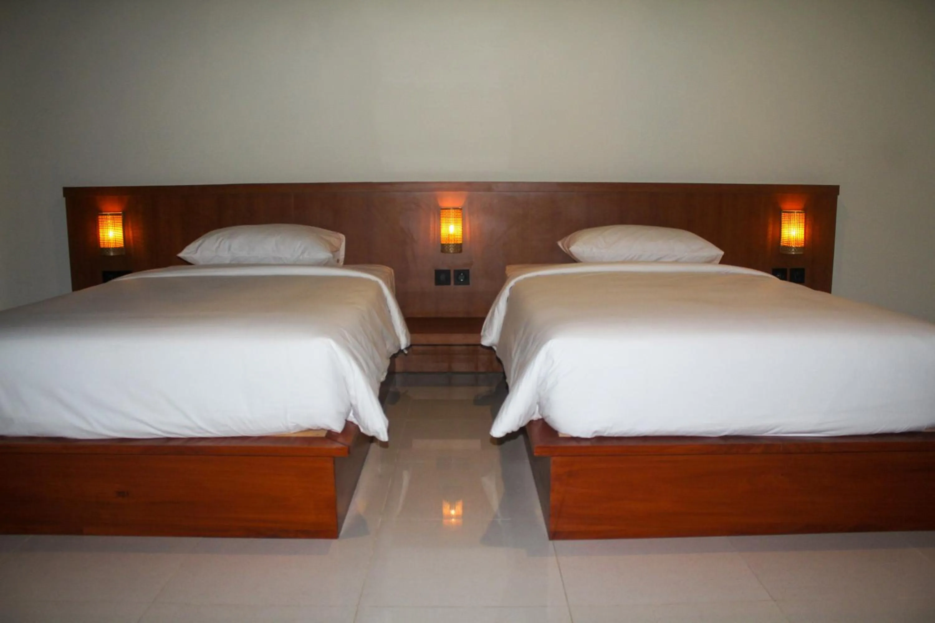 Bed in RaCottage Mandalika