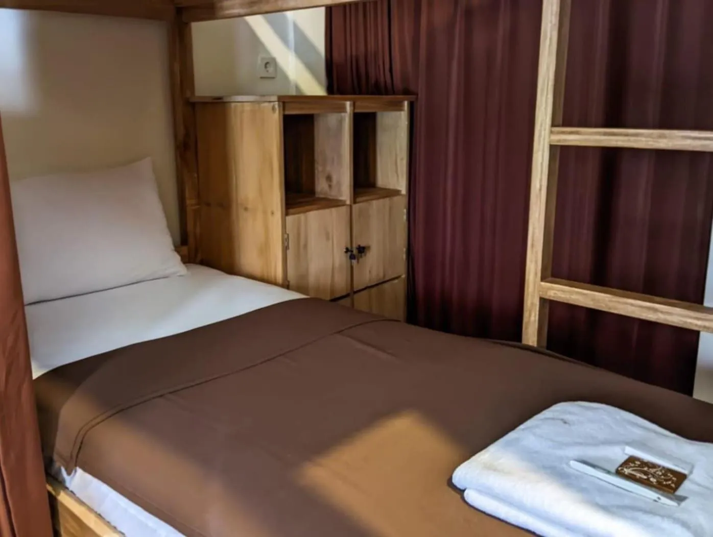 Bed in RaCottage Mandalika