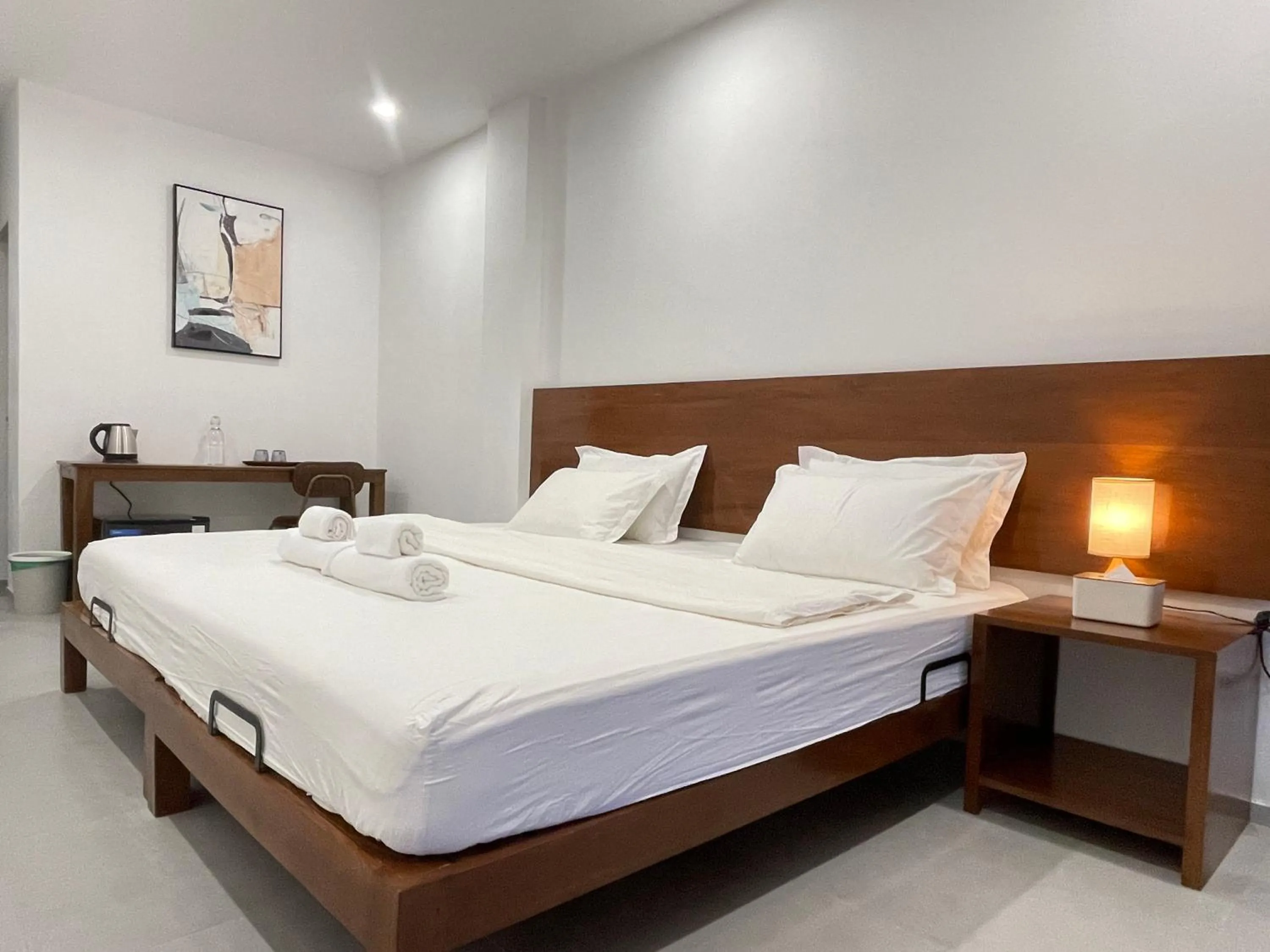 Bed in Oceanism海洋主义潜水度假酒店