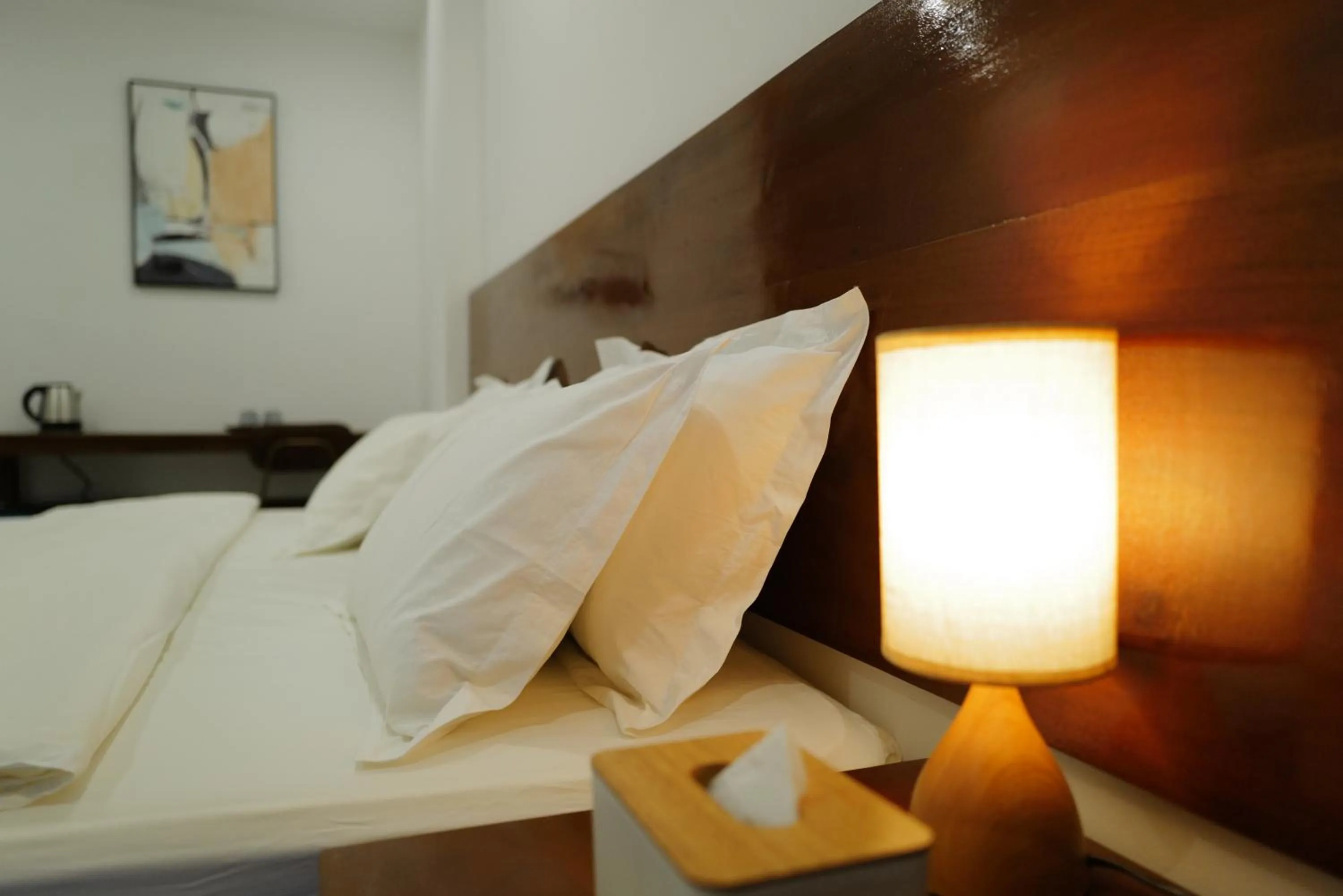 Bed in Oceanism海洋主义潜水度假酒店