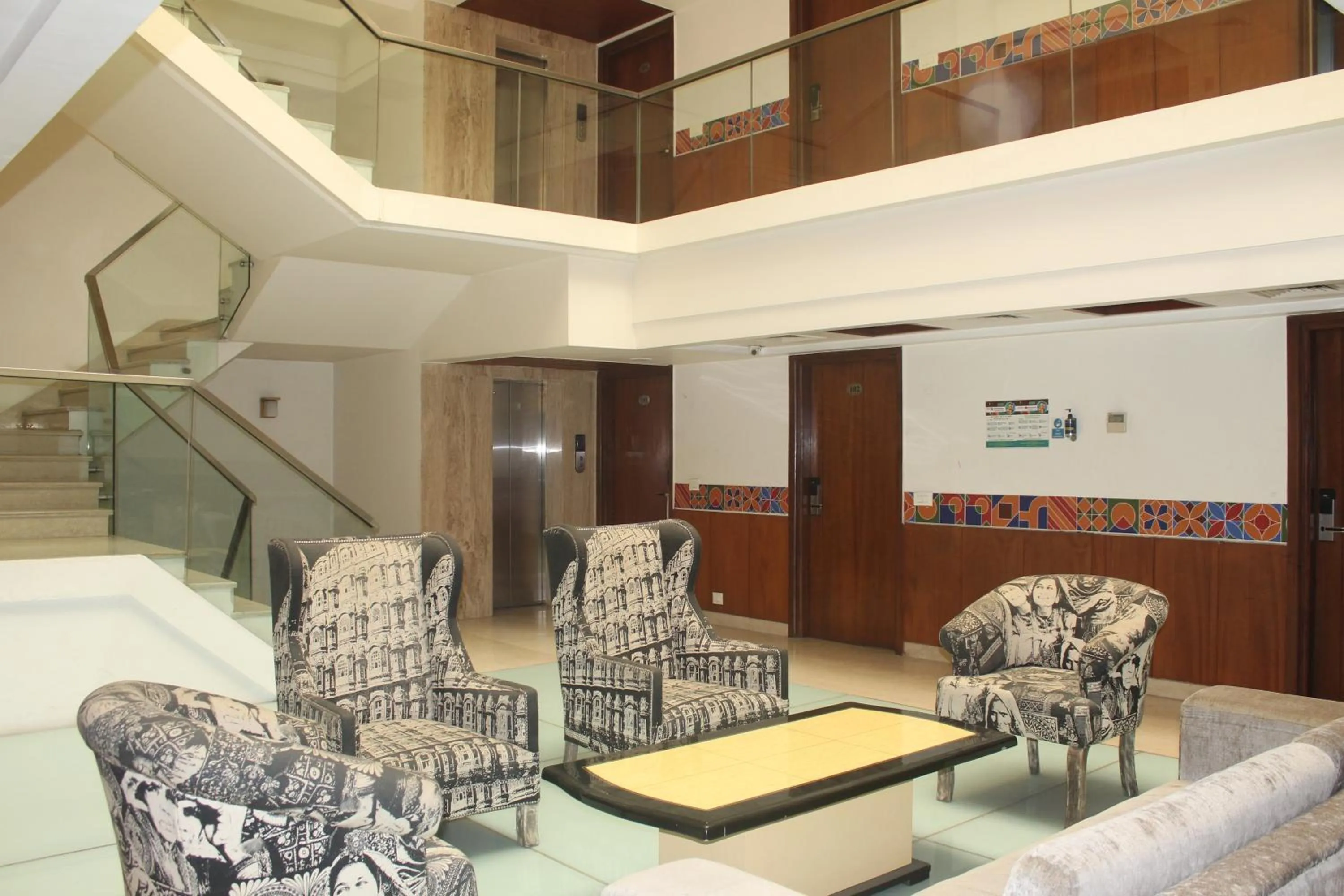 Seating area in THE J K Hotel C R Park