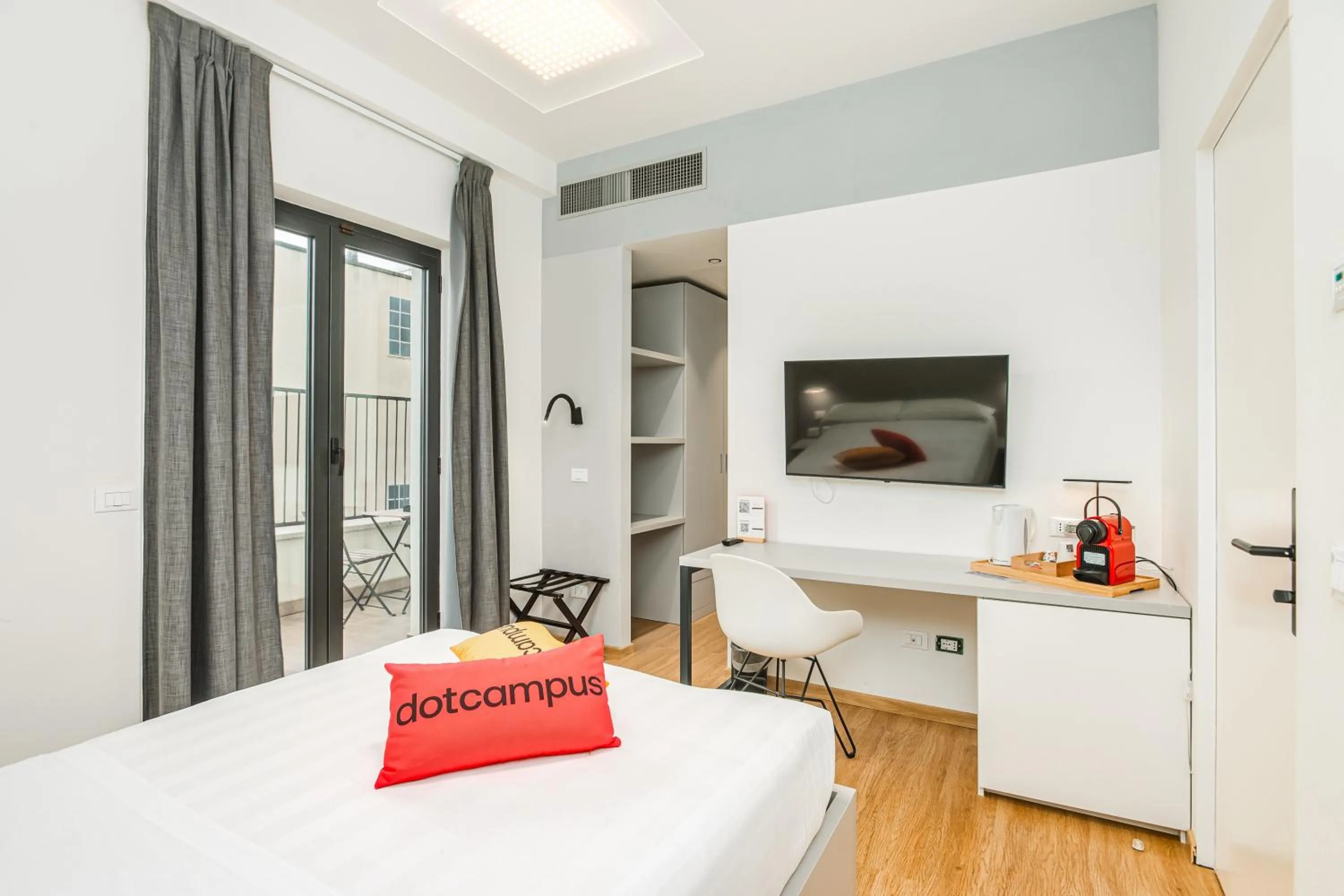 Bedroom, Bed in Dotcampus Roma City Center