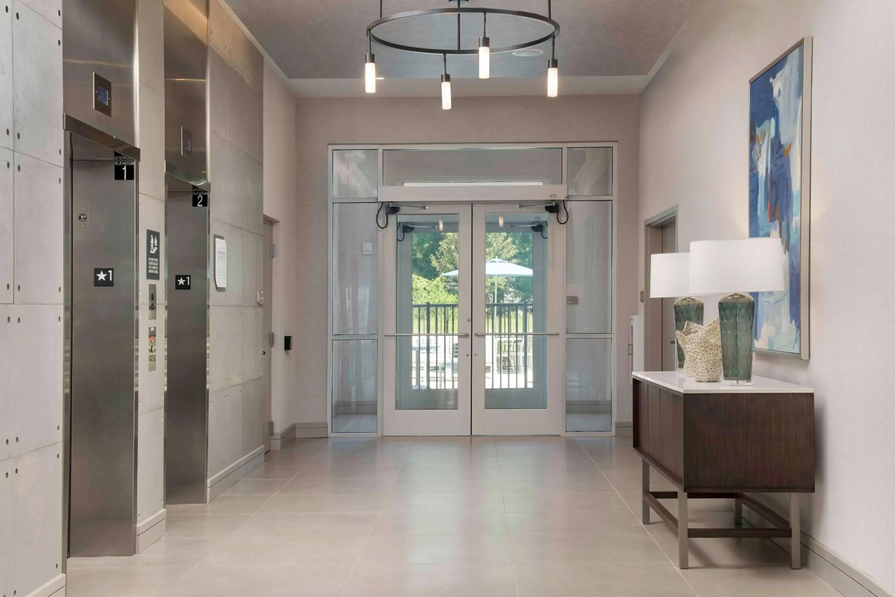 Lobby or reception in Hilton Garden Inn Pensacola Downtown