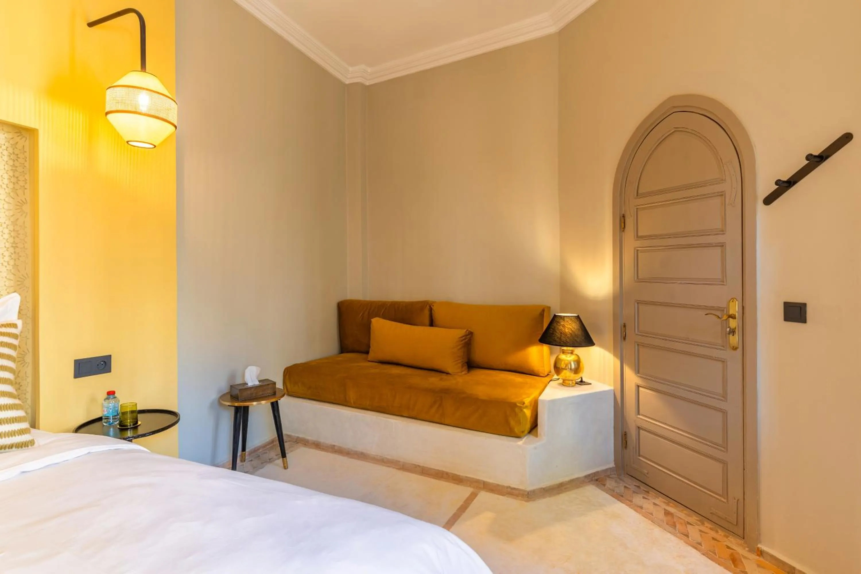 Living room, Bed in Riad XO