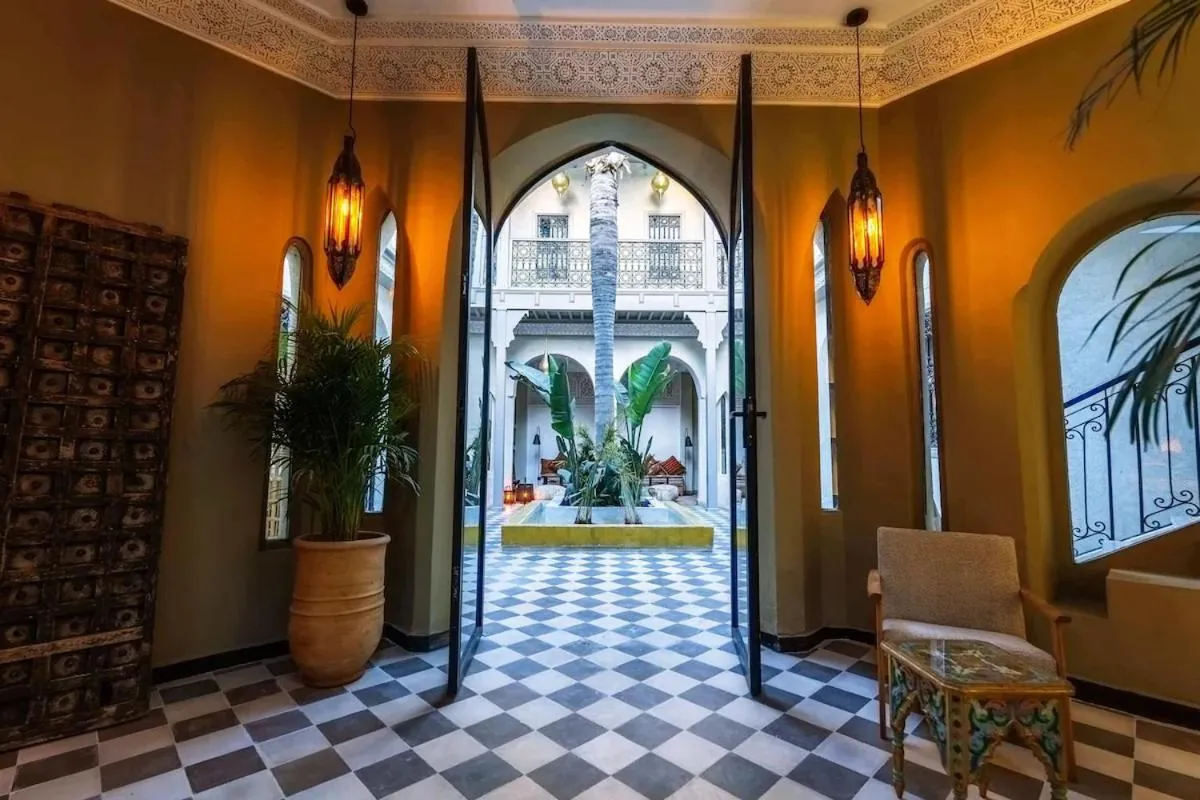 Seating area in Riad XO