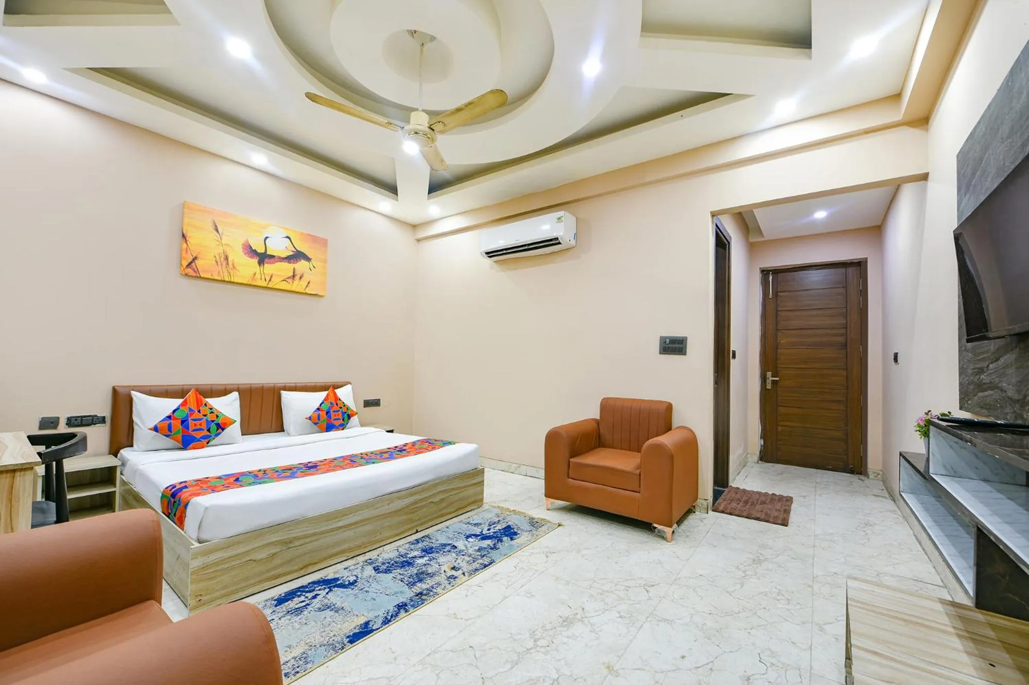 Bed in FabHotel Vibe