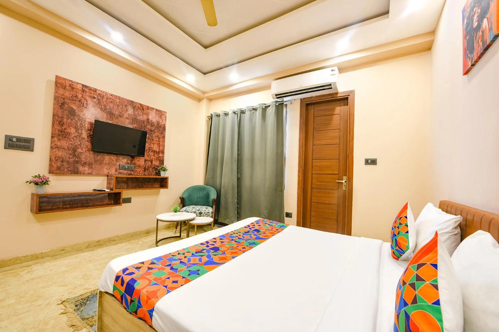 Bed in FabHotel Vibe