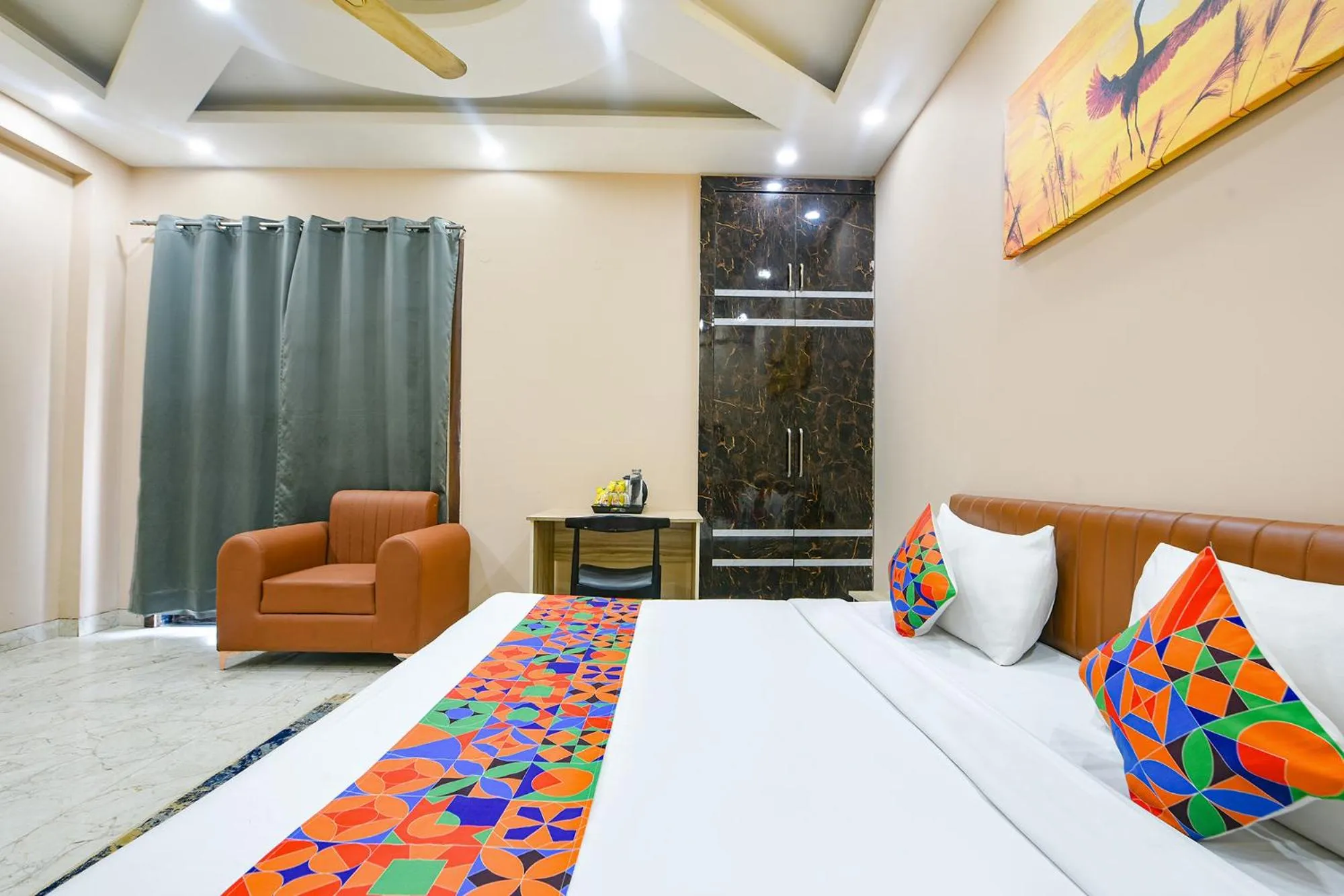 Bed in FabHotel Vibe