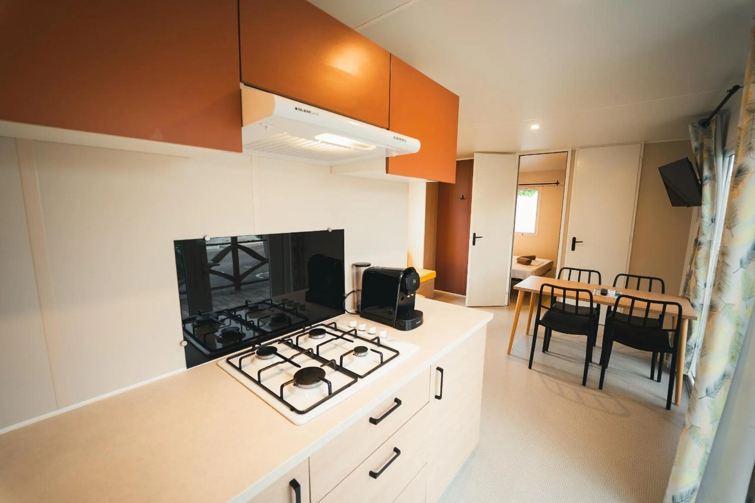 Kitchen or kitchenette in HolaCamp Chilches