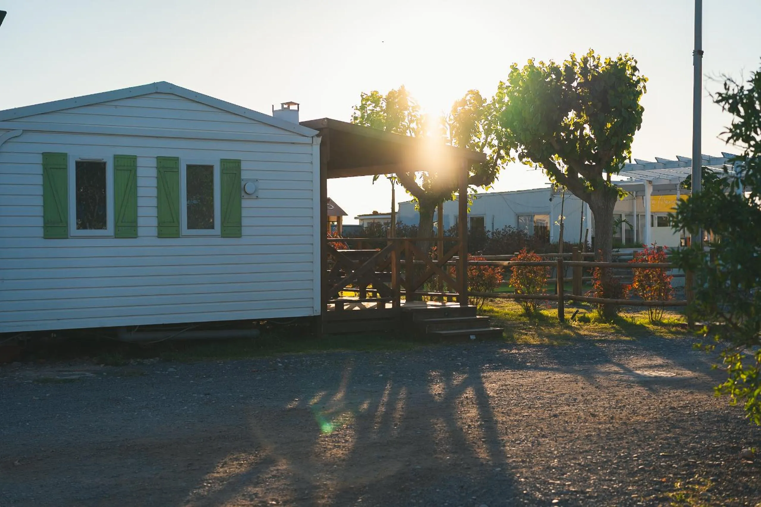 Garden view in HolaCamp Chilches