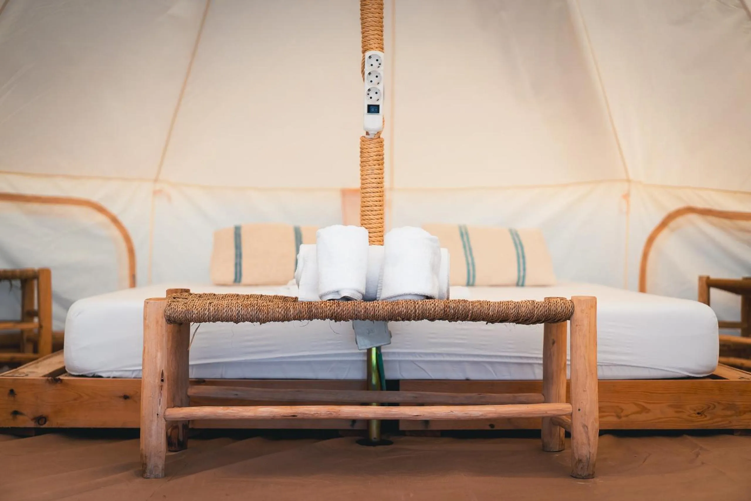 Photo of the whole room, Bed in HolaCamp Chilches