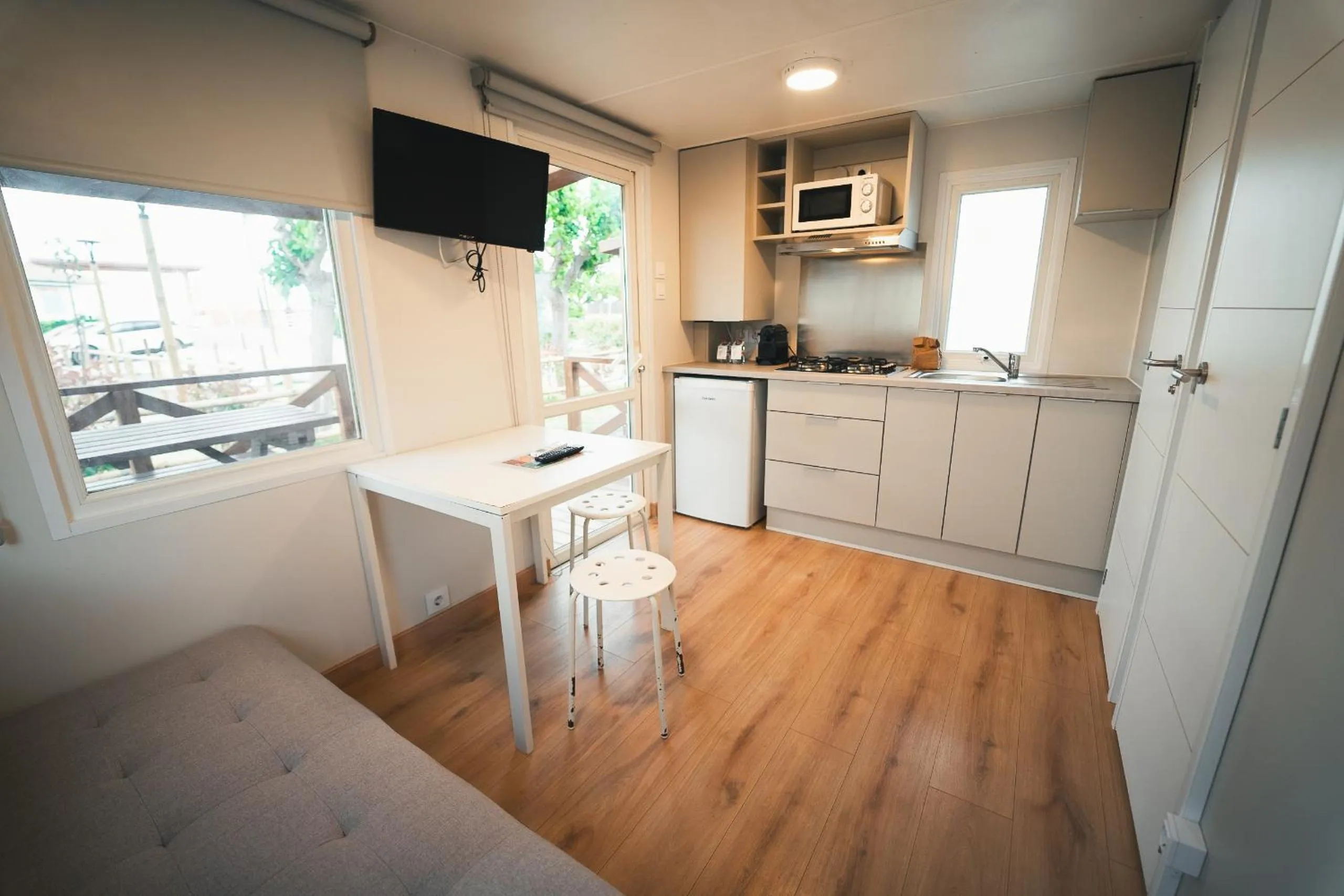 Kitchen or kitchenette in HolaCamp Chilches