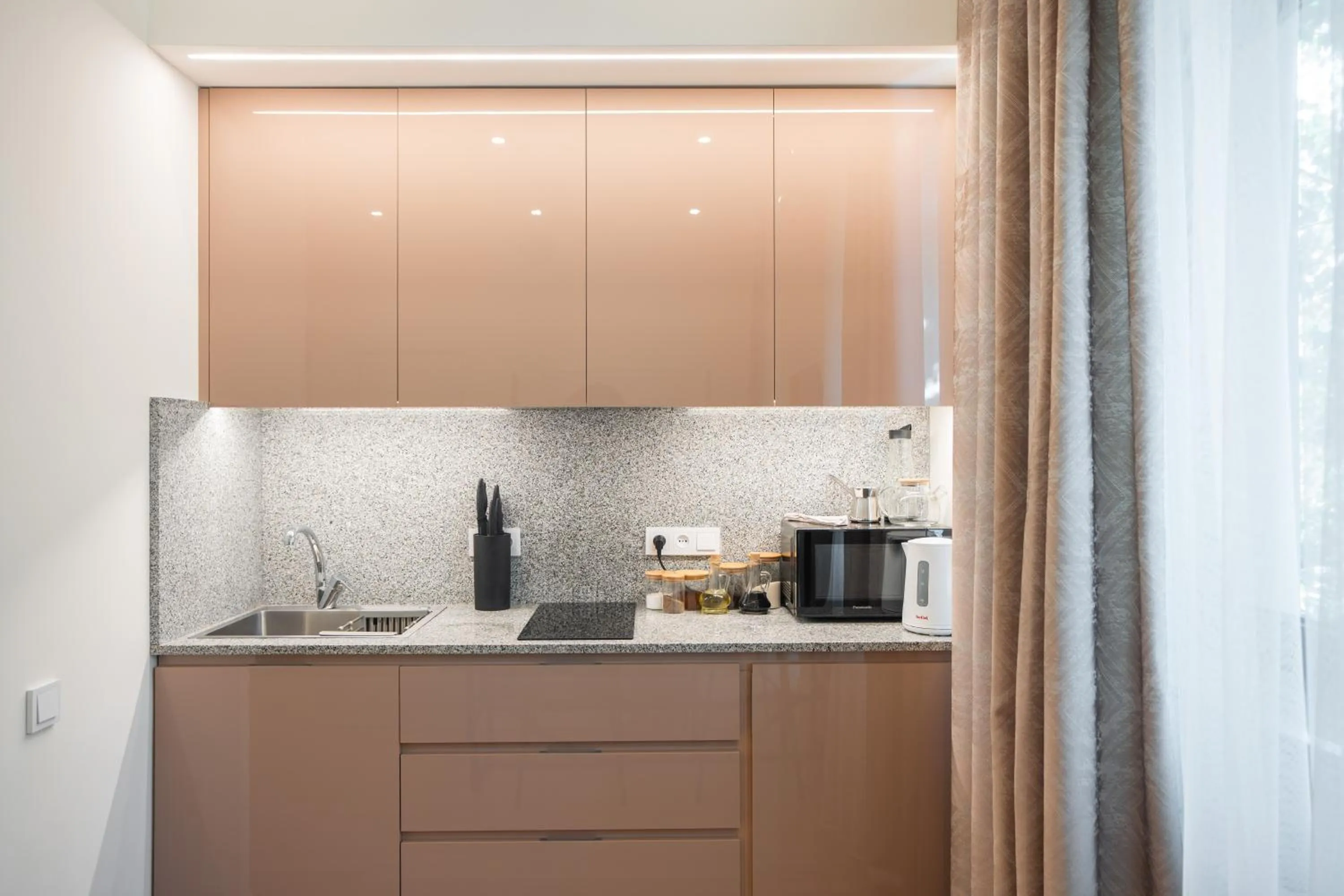 Kitchen or kitchenette in RIS Opera Apartments Yerevan