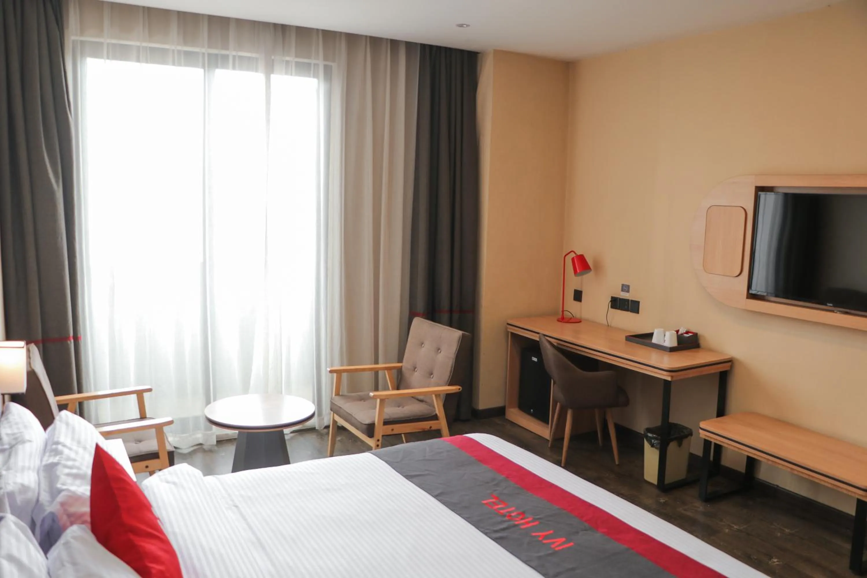 Bed in IVY Hotel Addis Ababa Airport branch