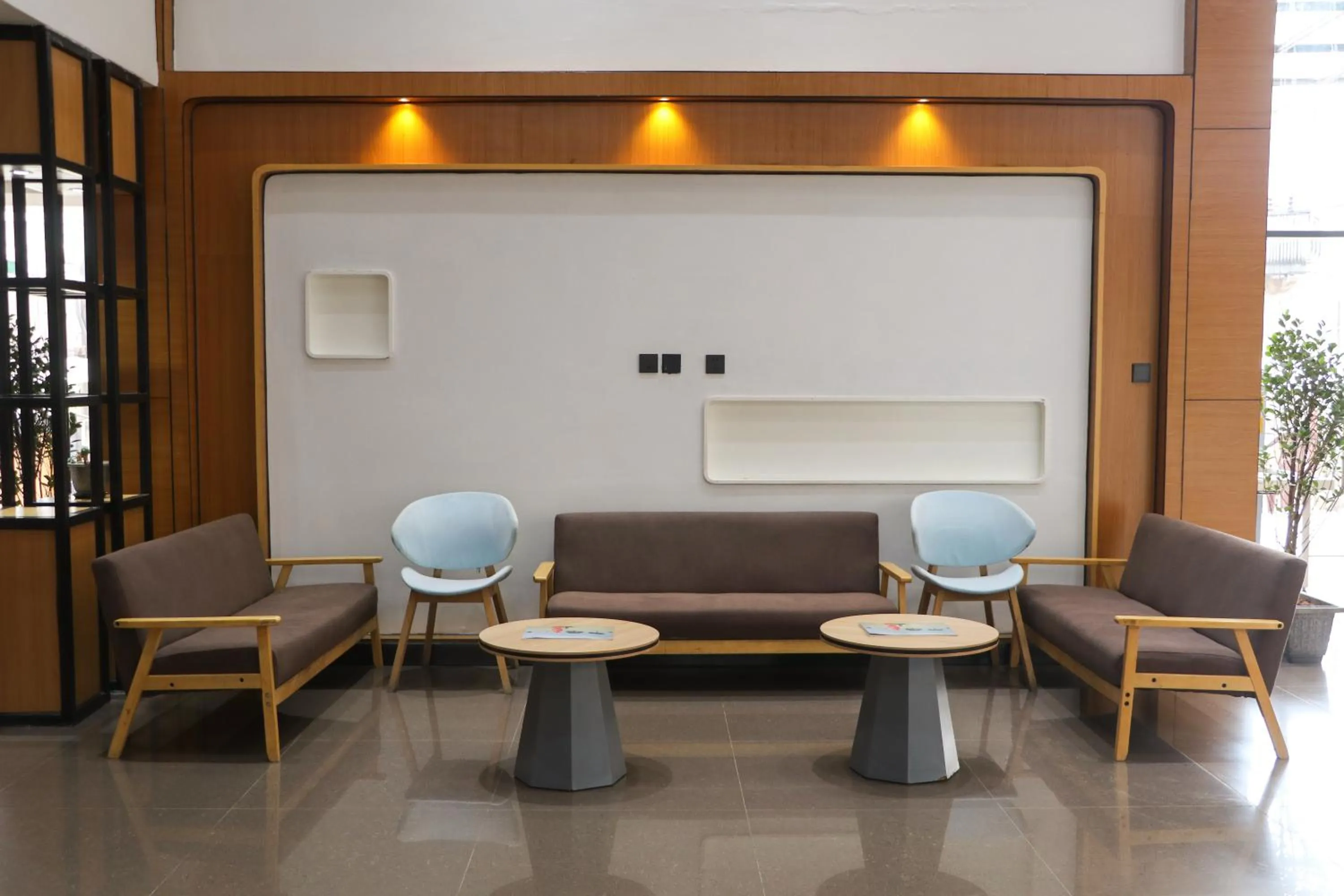 Seating area in IVY Hotel Addis Ababa Airport branch