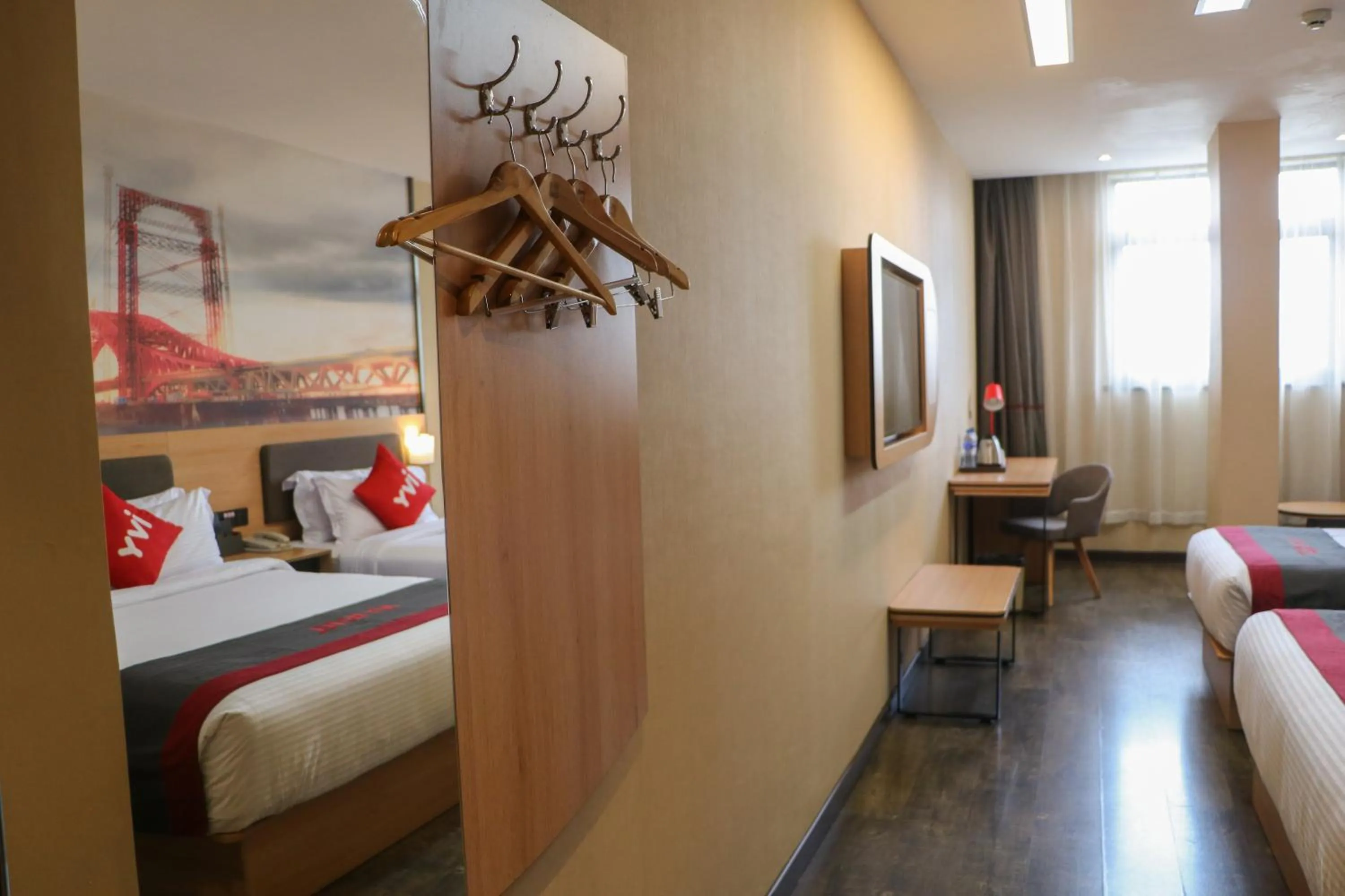 Bed in IVY Hotel Addis Ababa Airport branch