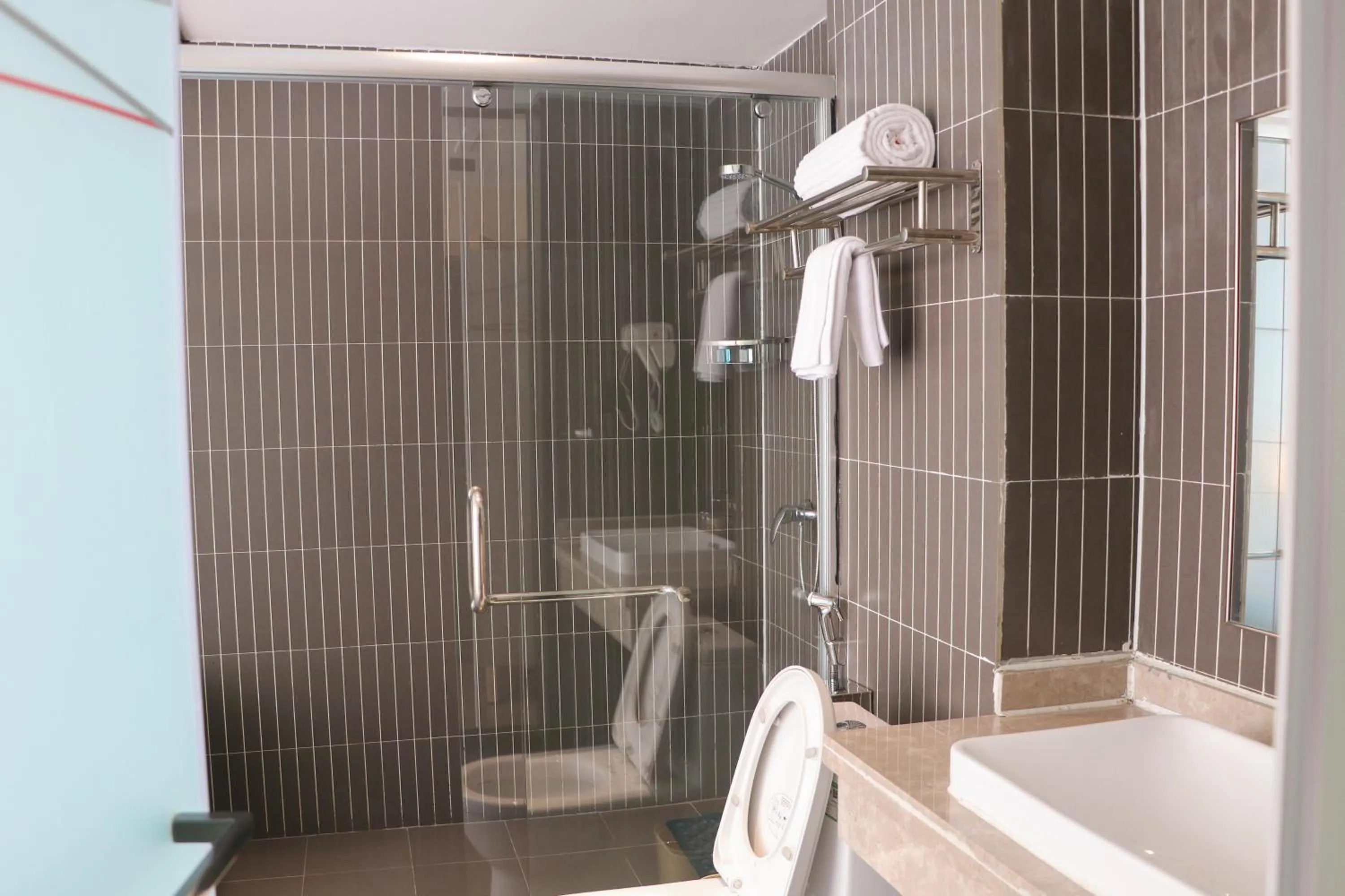 Shower in IVY Hotel Addis Ababa Airport branch