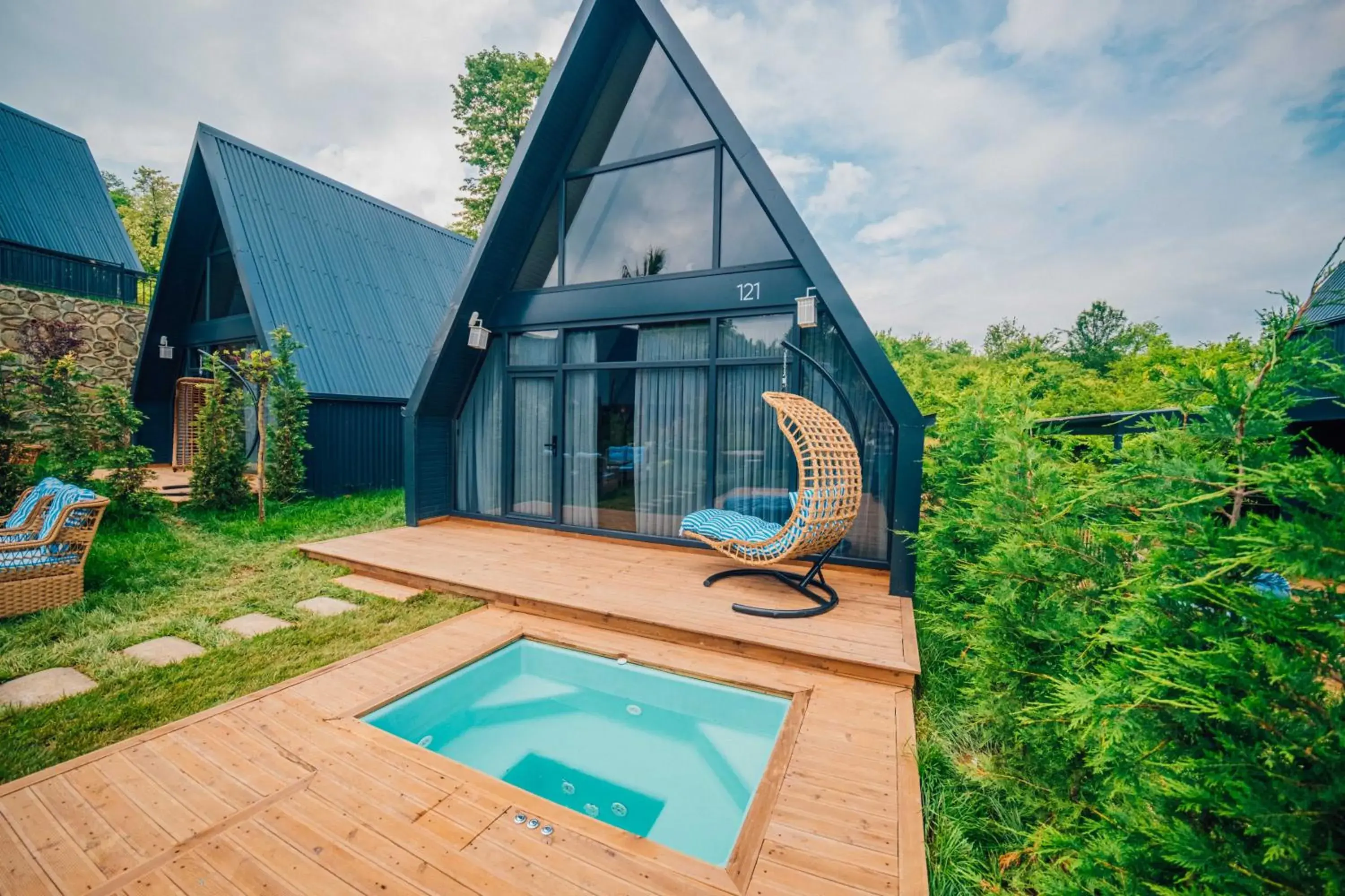 Superior King Room with Two Thermal Jetted Tubs and Fireplace in Ramada Resort By Wyndham Sapanca Thermal Superior King Room with Two Thermal Jetted Tubs and Fireplace in Ramada Resort By Wyndham Sapanca Thermal