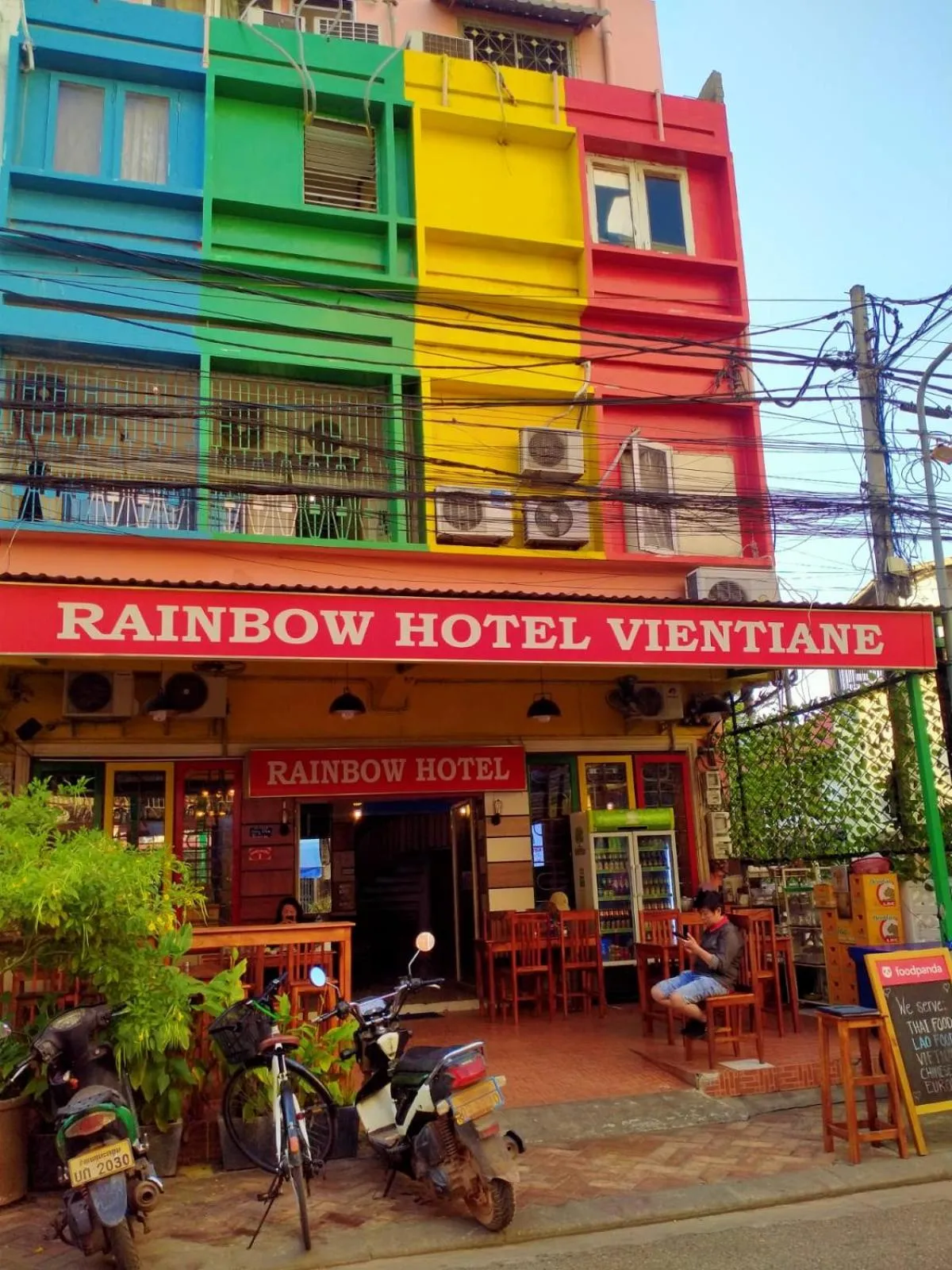 Location in Rainbow Hotel Vientiane