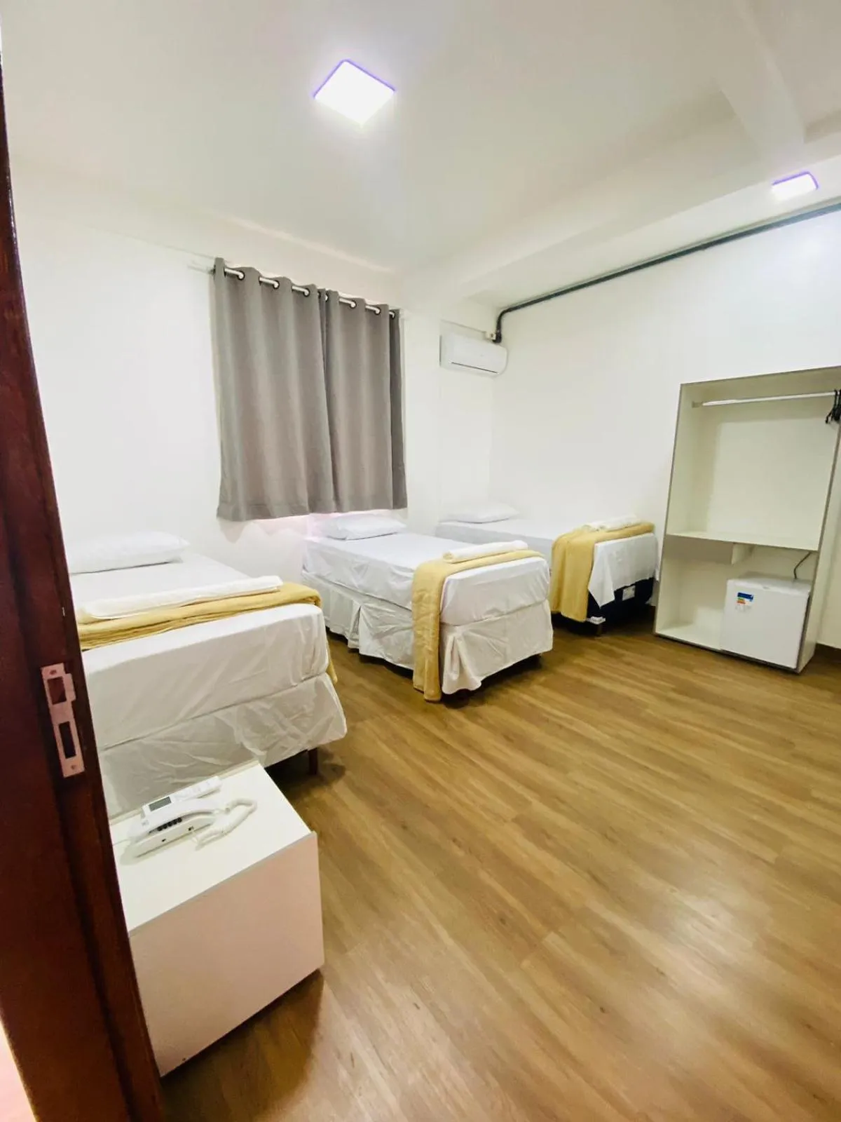 Bedroom, Bed in Hotel Santorine Plaza - Itabira - Próximo a Fundação Cultural Carlos Drummond Andrade