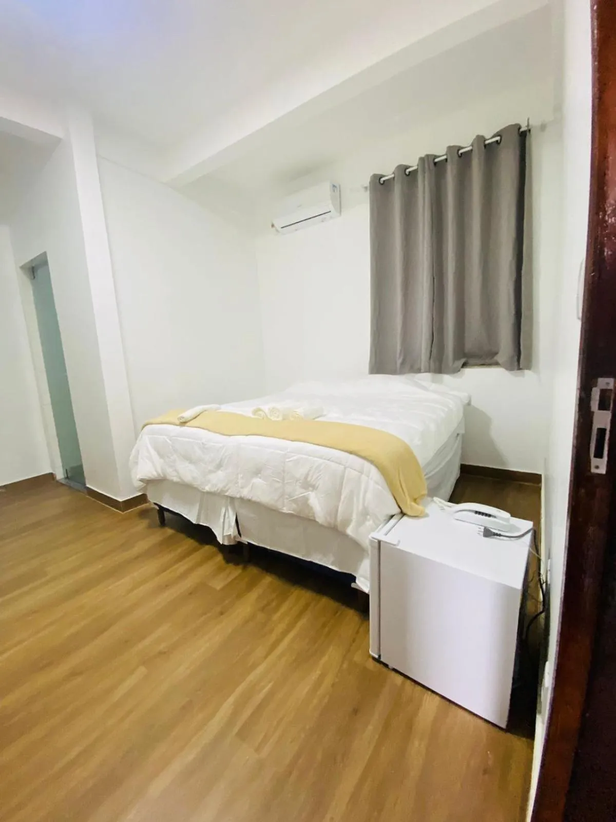 Bedroom, Bed in Hotel Santorine Plaza - Itabira - Próximo a Fundação Cultural Carlos Drummond Andrade