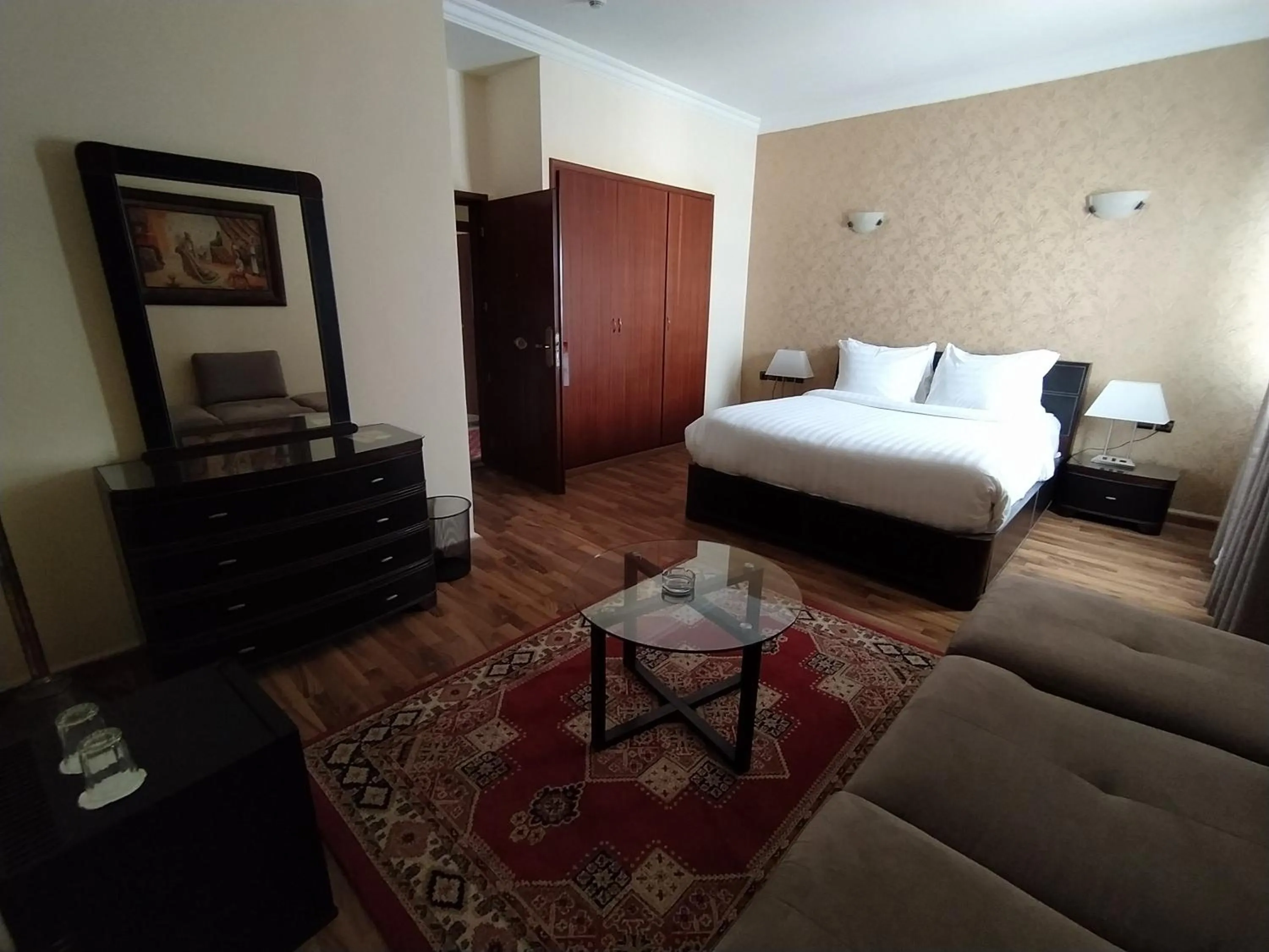 Bed in Helnan Chellah Hotel